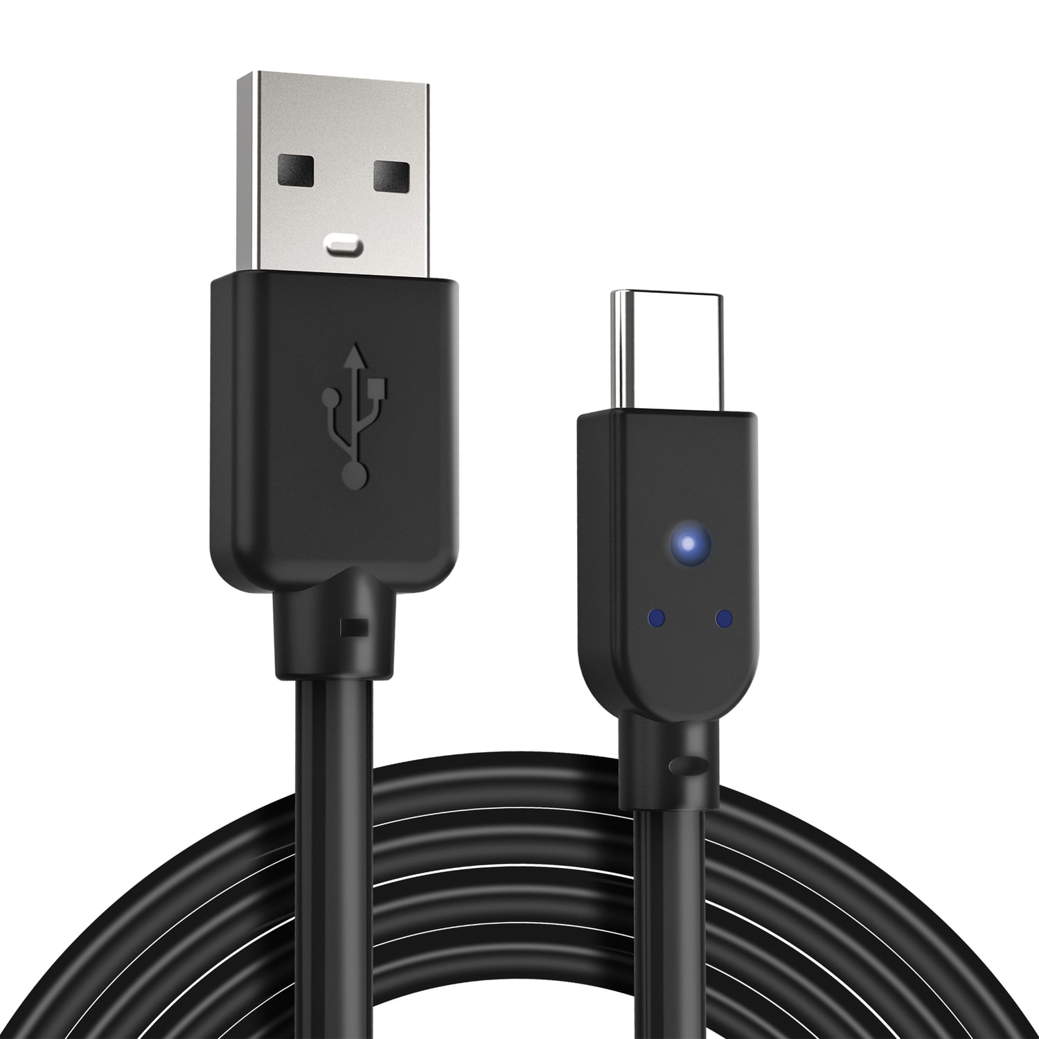Nyko Charge Link for PlayStation 5 Controllers, 8-ft., Black (83312) - Image 3