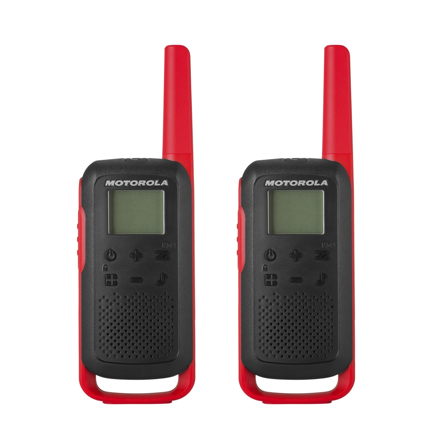 Motorola TalkAbout 2-Way Radios, T210, Black/Red, Pack Of 2 Radios