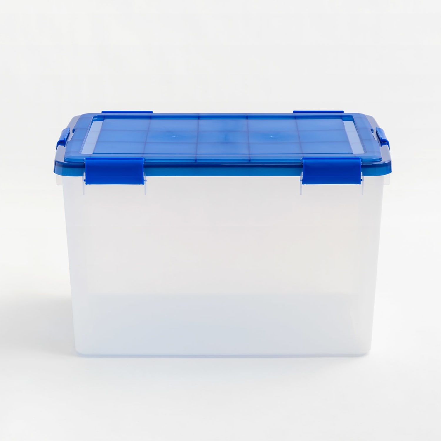 Iris Ultimate Weathertight Storage Boxes, 23-5/8inL x 20-1/16inW x 16-3/16inH, 74 Qt, Clear, Set Of 3 Boxes - Image 4