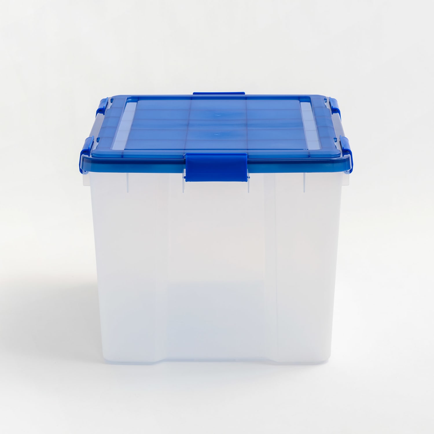 Iris Ultimate Weathertight Storage Boxes, 23-5/8inL x 20-1/16inW x 16-3/16inH, 74 Qt, Clear, Set Of 3 Boxes - Image 5