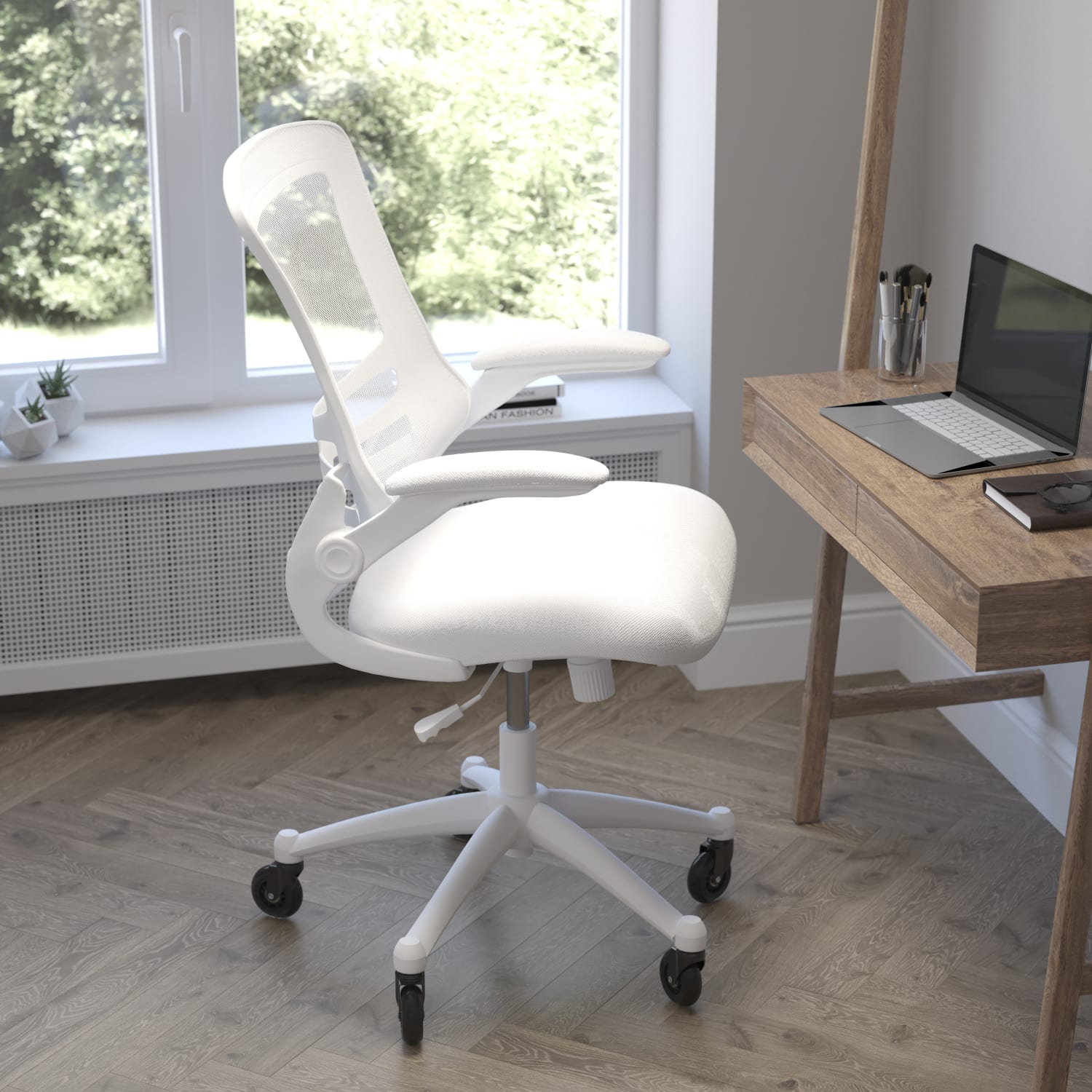 Flash Furniture Kelista Ergonomic Mesh MidBack Swivel Task Chair White PopularChairscom Flash Furniture Kelista Ergonomic Mesh Mid Back Swivel Task Chair White PopularChairscom