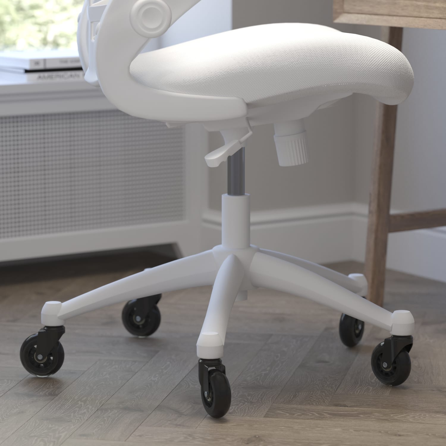 Flash Furniture Kelista Ergonomic Mesh MidBack Swivel Task Chair White PopularChairscom Flash Furniture Kelista Ergonomic Mesh Mid Back Swivel Task Chair White PopularChairscom