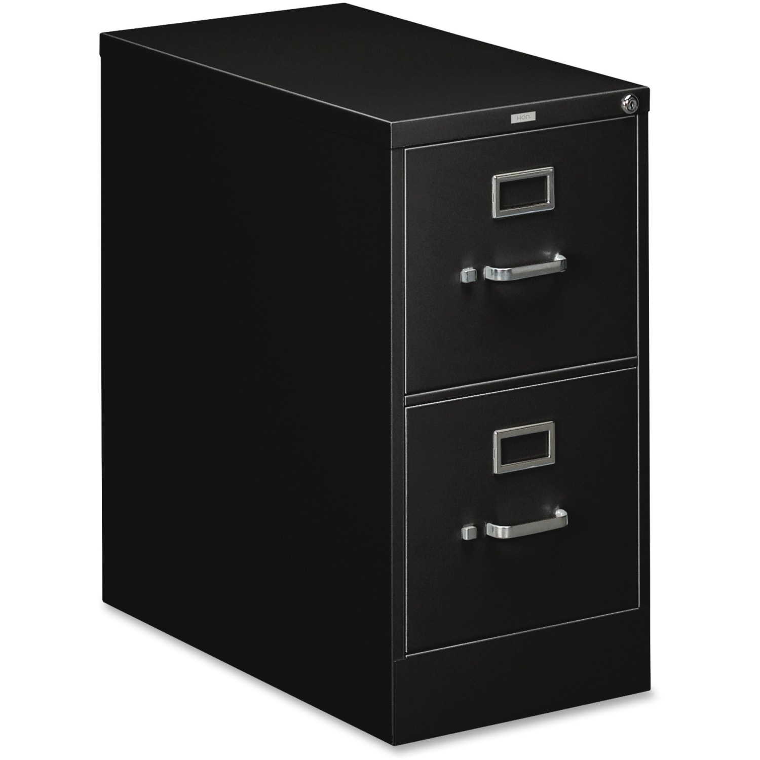 HON 310 26-1/2inD Vertical 2-Drawer Letter-Size File Cabinet, Black - Image 3