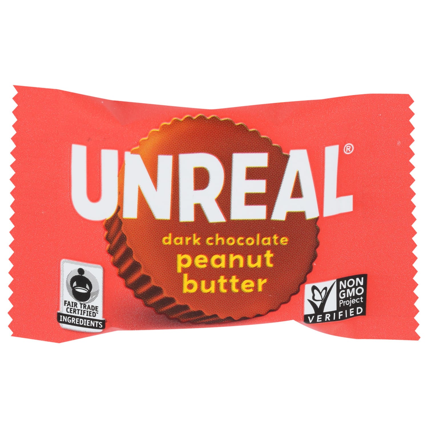 Unreal Dark Chocolate Peanut Butter Cups, 0.5 Oz, Total Qty 40 - Image 3