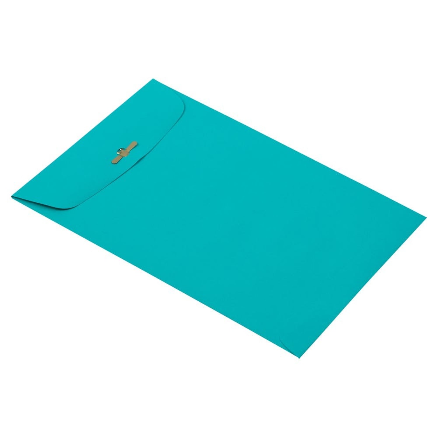 JAM Paper Open-End 6in x 9in Catalog Envelopes, Clasp Closure, 30% Recycled, Sea Blue, Pack Of 10 - Image 6