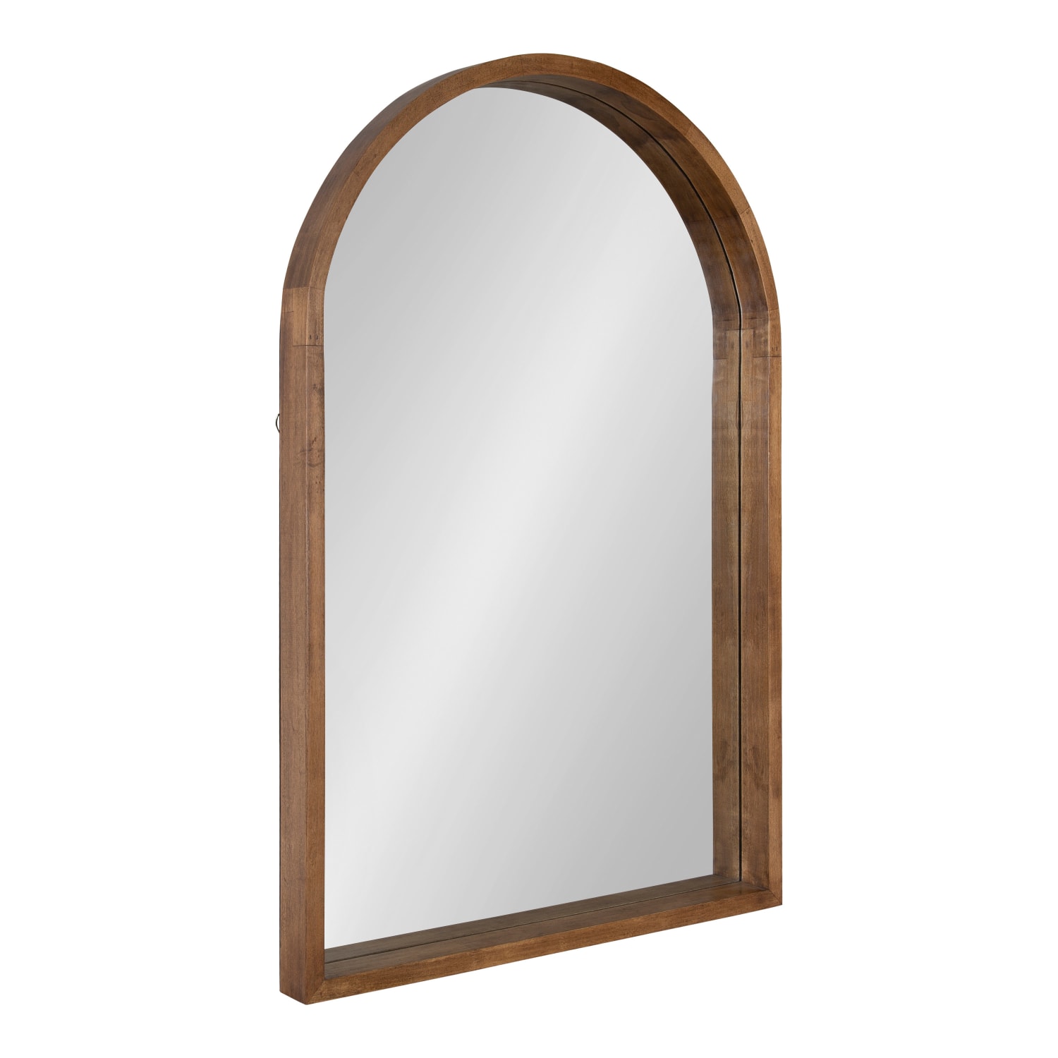 Uniek Kate And Laurel Hutton Arched Mirror, 36inH x 24inW x 2inD, Rustic Brown