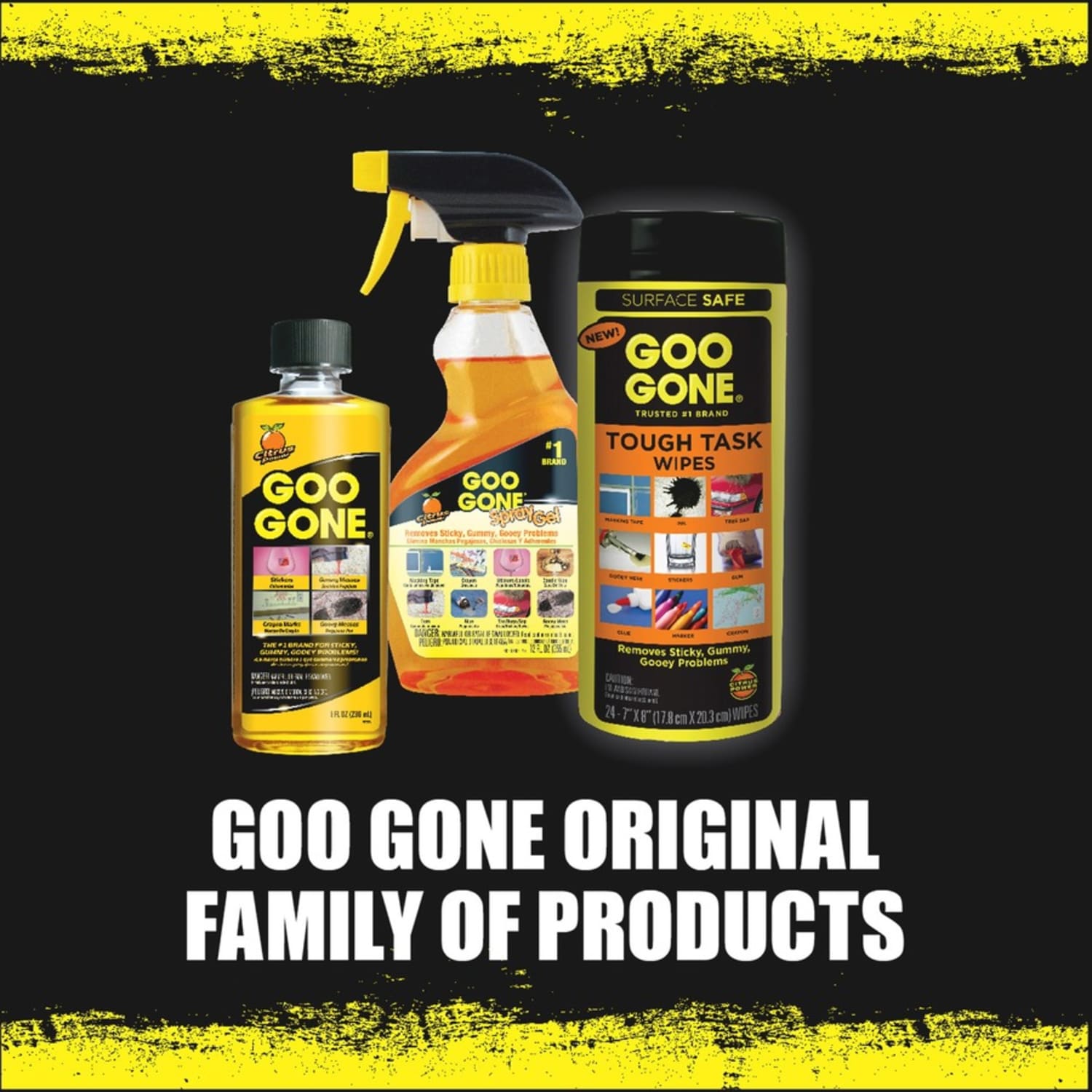 Goo Gone Tough Task Wipes - Wipe - 24 / Canister - 4 / Carton - White - Image 6