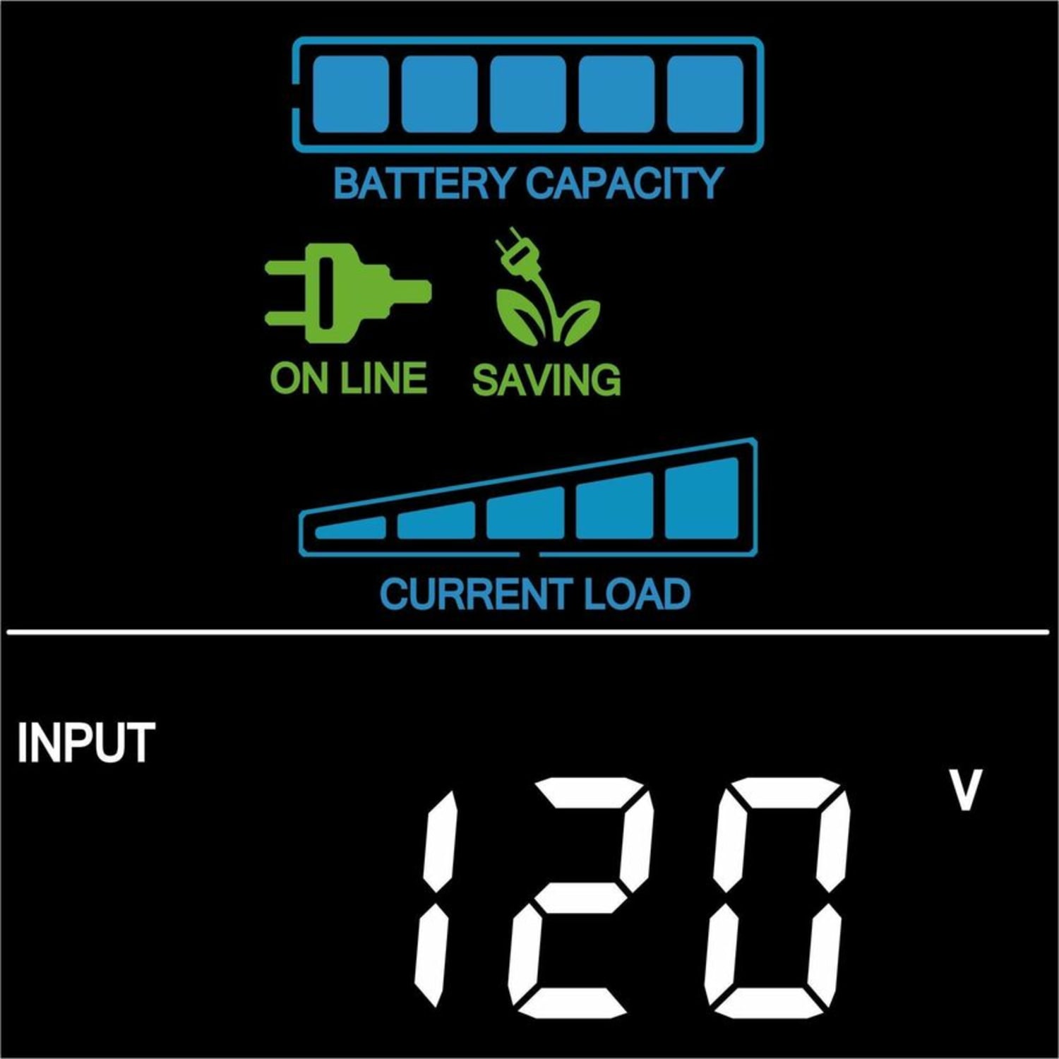 CyberPower PFC SineWave Series CP1350PFCLCD 10-Outlet Uninterruptible Power Supply, 1,350VA/810 Watts - Image 5