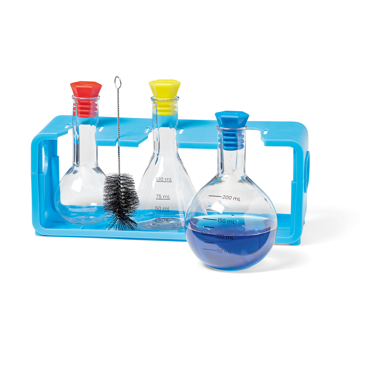 Hand2Mind Starter Science Flasks 8-Piece Set, Multicolor - Image 4
