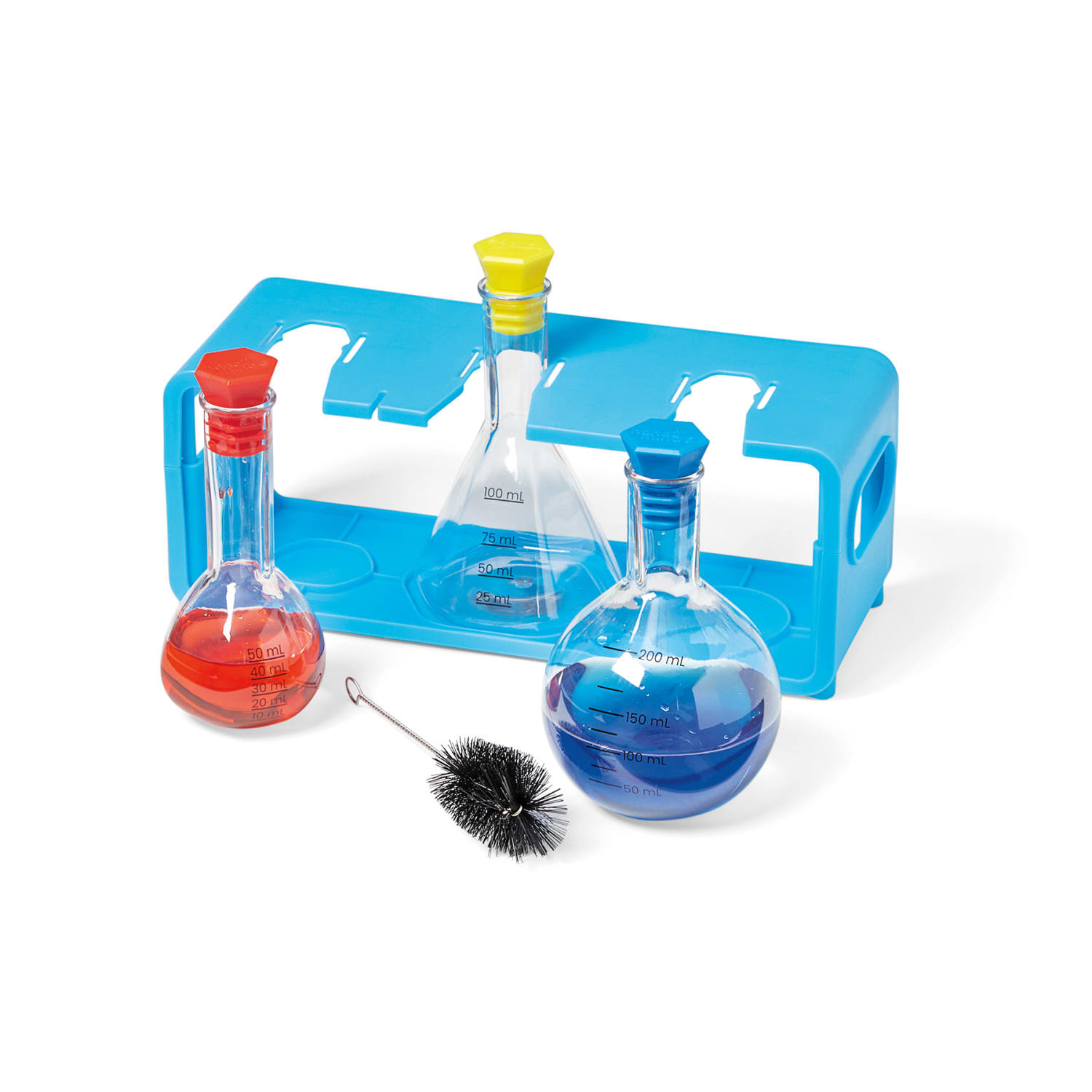 Hand2Mind Starter Science Flasks 8-Piece Set, Multicolor - Image 5