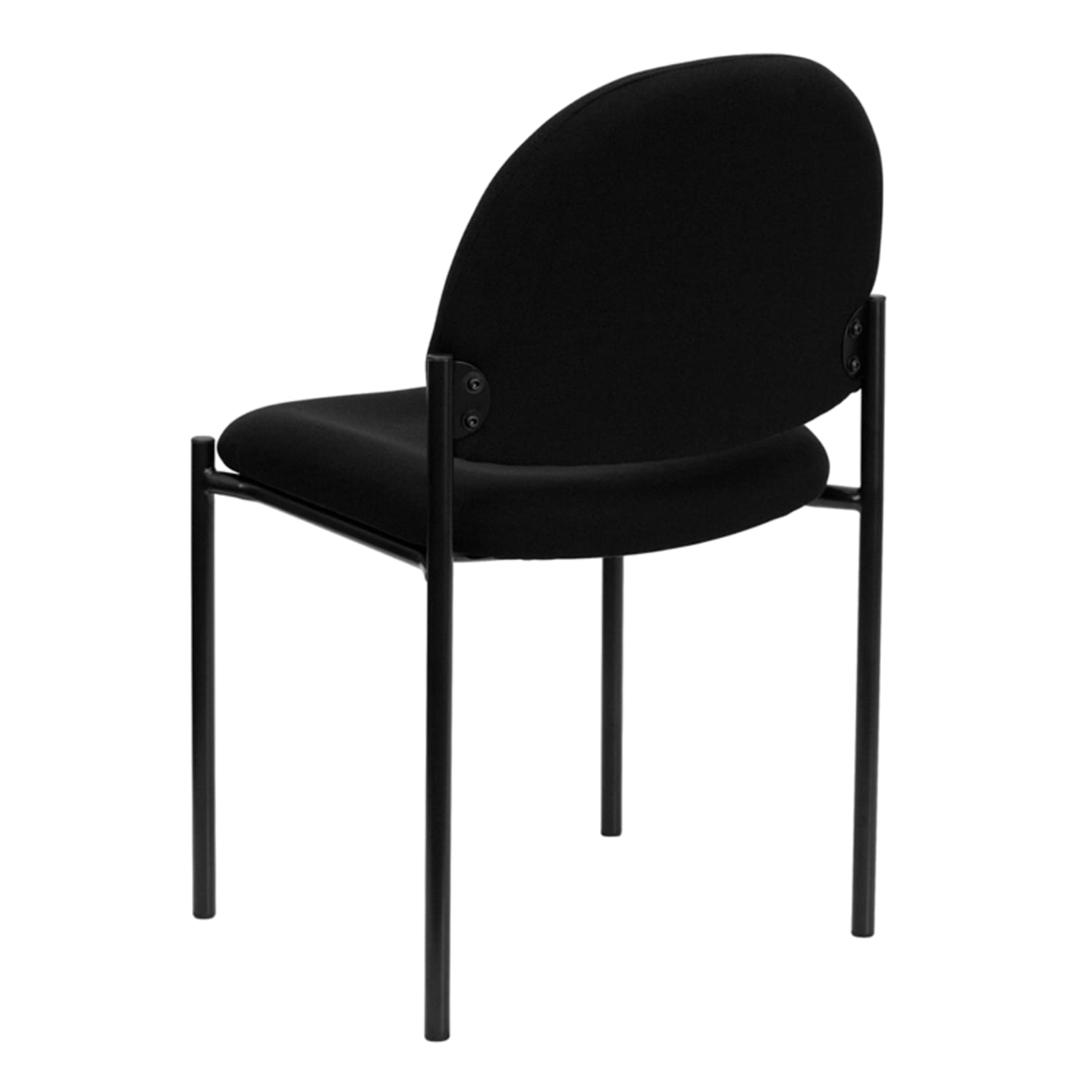 Flash Furniture Comfortable Stackable Side Chair Black PopularChairscom Flash Furniture Comfortable Stackable Side Chair Black PopularChairscom