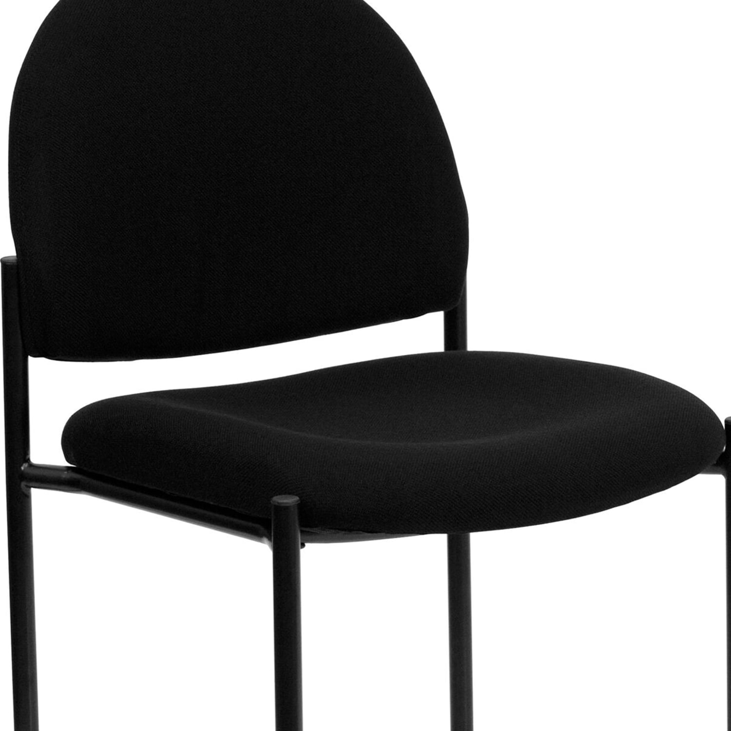 Flash Furniture Comfortable Stackable Side Chair Black PopularChairscom Flash Furniture Comfortable Stackable Side Chair Black PopularChairscom