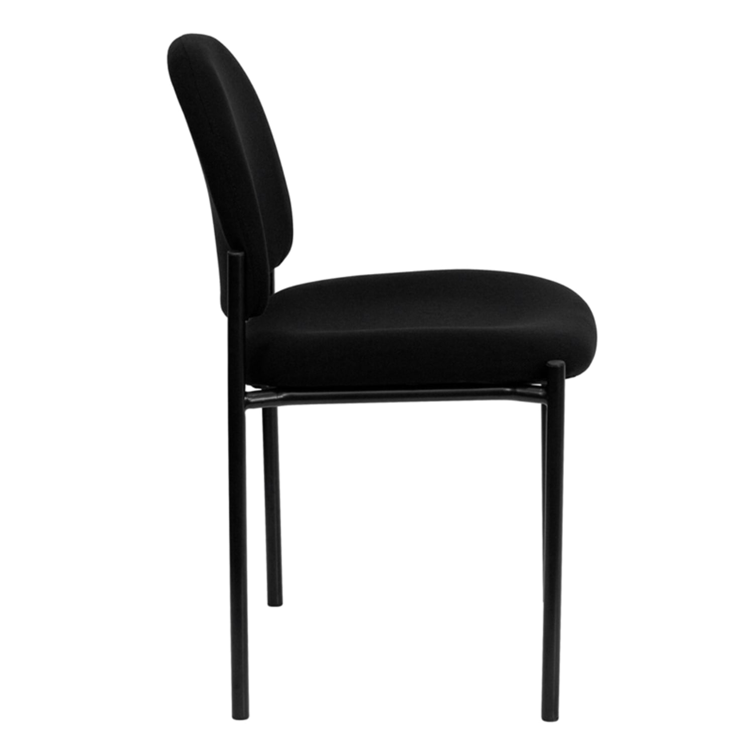 Flash Furniture Comfortable Stackable Side Chair Black PopularChairscom Flash Furniture Comfortable Stackable Side Chair Black PopularChairscom