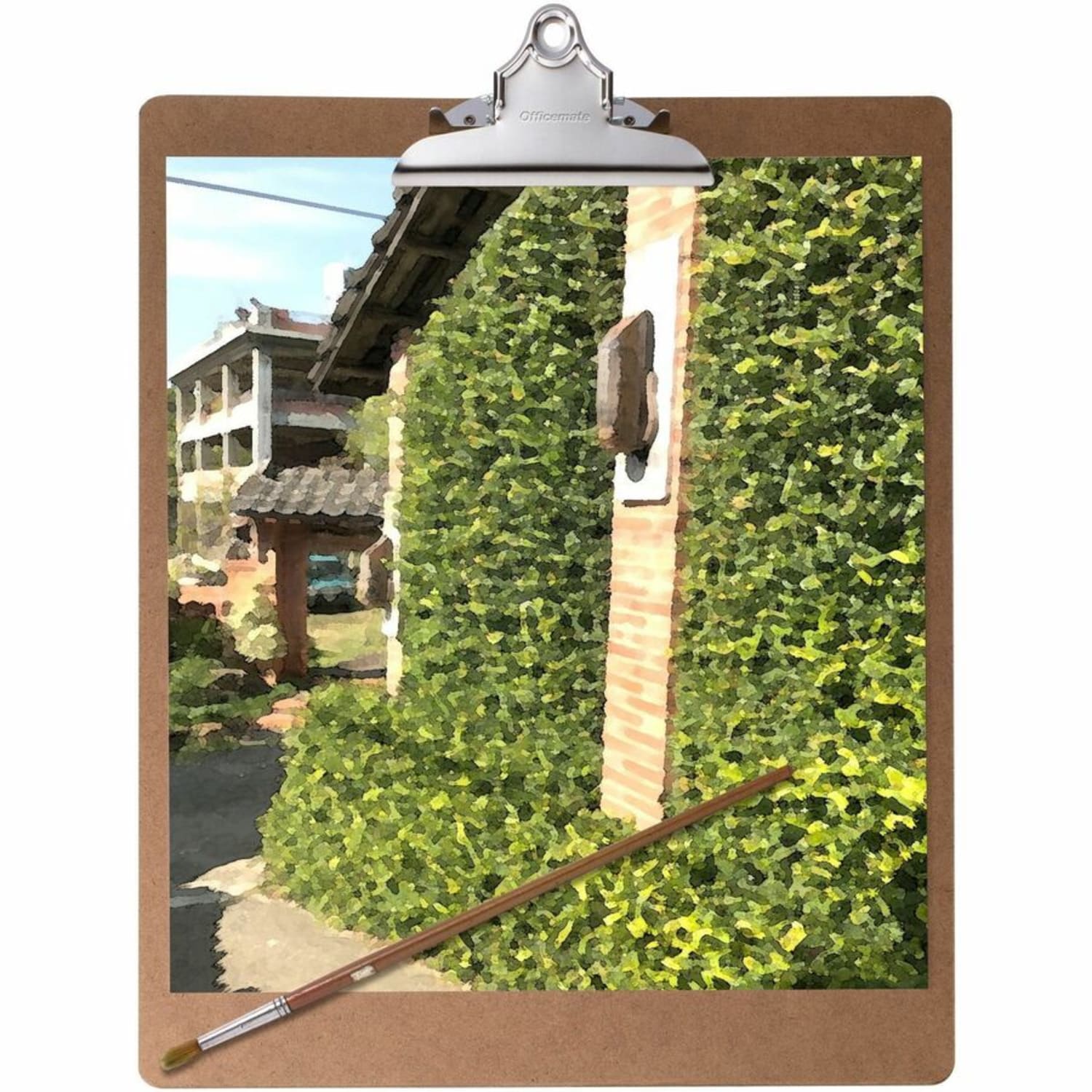 OIC Officemate Wood Clipboard, Way Bill Size  Clipboard  20inX15in - Image 5