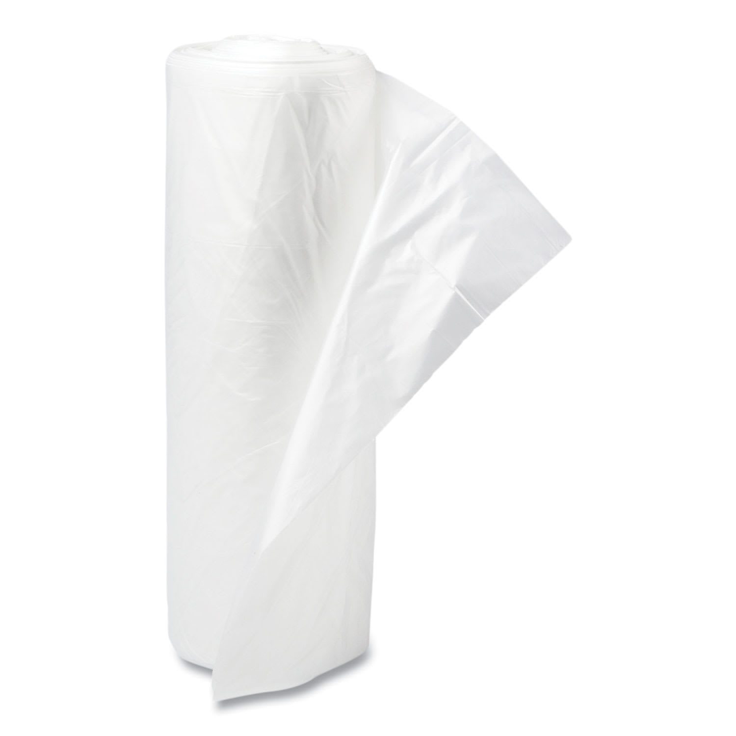 Inteplast Group Low-Density Commercial Can Liners, 16 gal, 0.35 mil, 24in x 33in, Clear, Perforated Roll, 50 Bags/Roll, 20 Rolls/Carton - Image 4