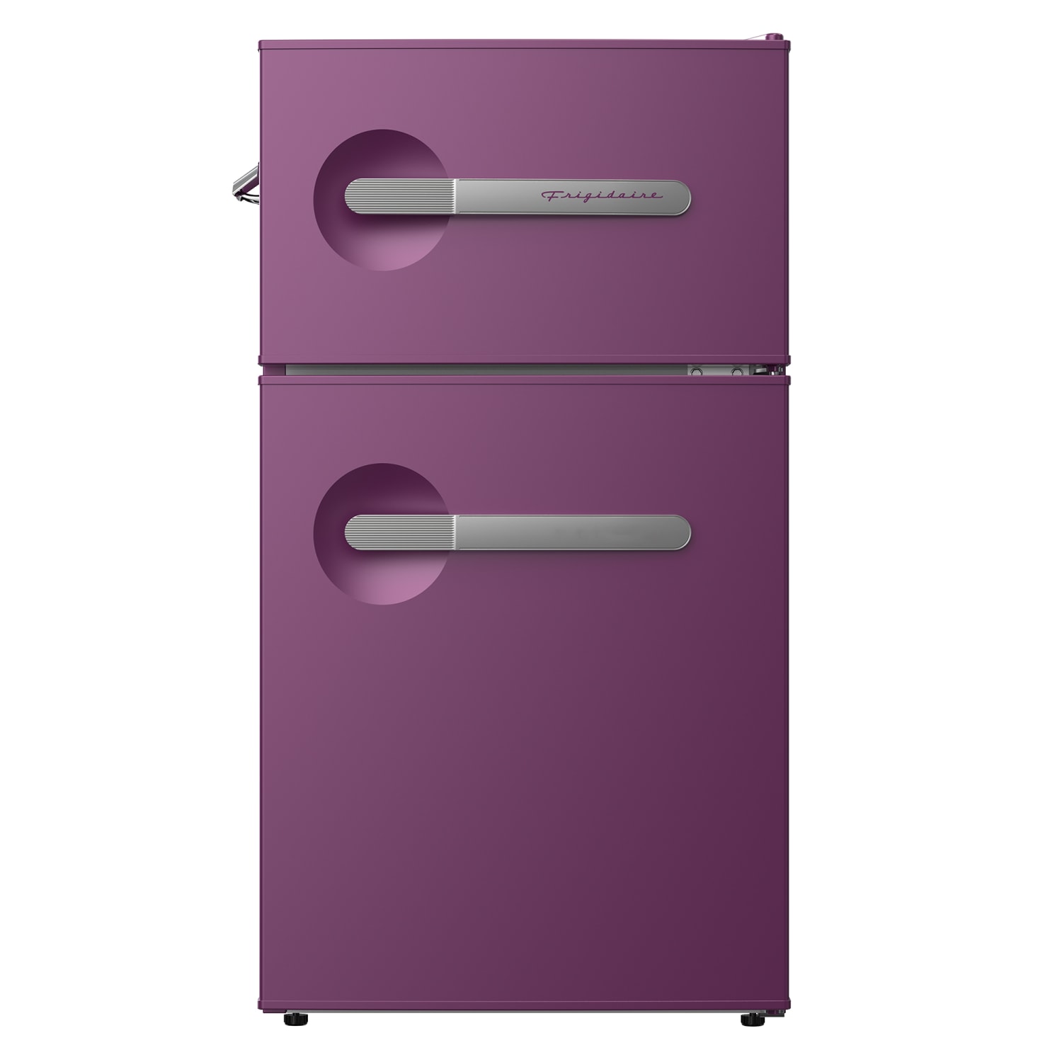 Frigidaire 3.1-cu. ft 2-Door Retro Bar Refrigerator with Side Bottle Opener, Plum, EFR925-PLUM - Image 3