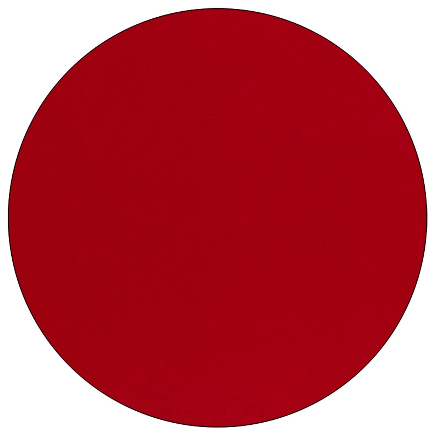 Flash Furniture 48in Round Thermal Laminate Activity Table With Standard Height-Adjustable Legs, Red - Image 4
