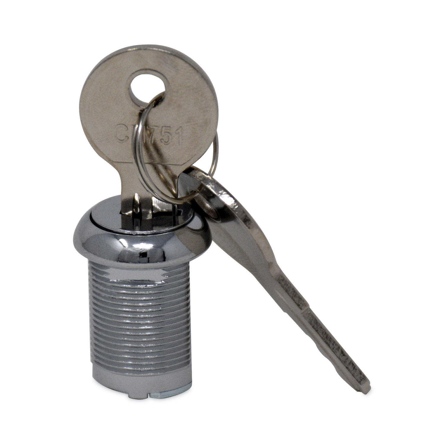 Rubbermaid Commercial Cleaning Cart Replacement Lock and Keys for Cleaning Carts, Silver - Image 4
