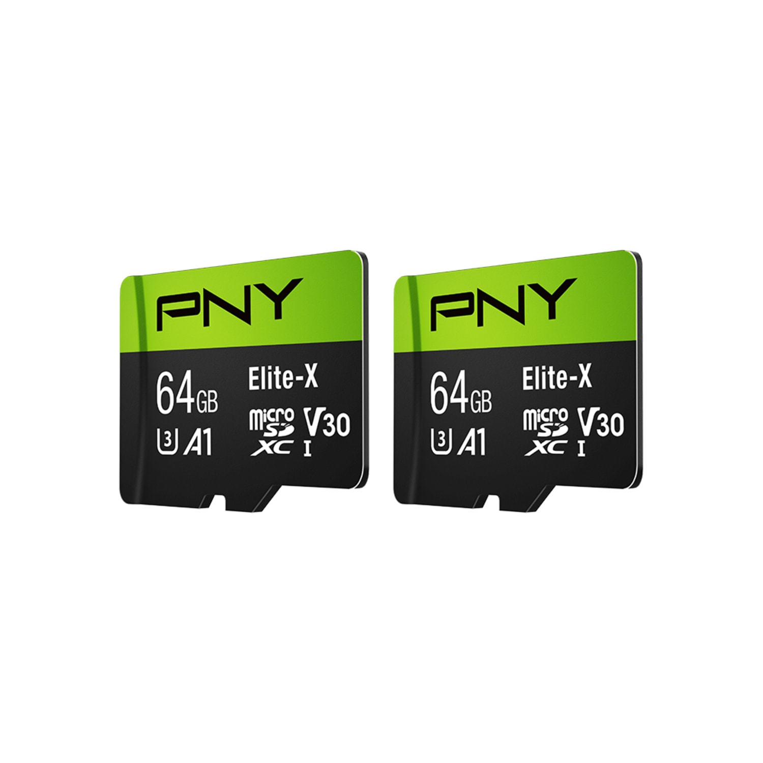PNY Elite-X Class 10 U3 V30 microSDXC Flash Memory Card, 64GB, Pack Of 2 - Image 3