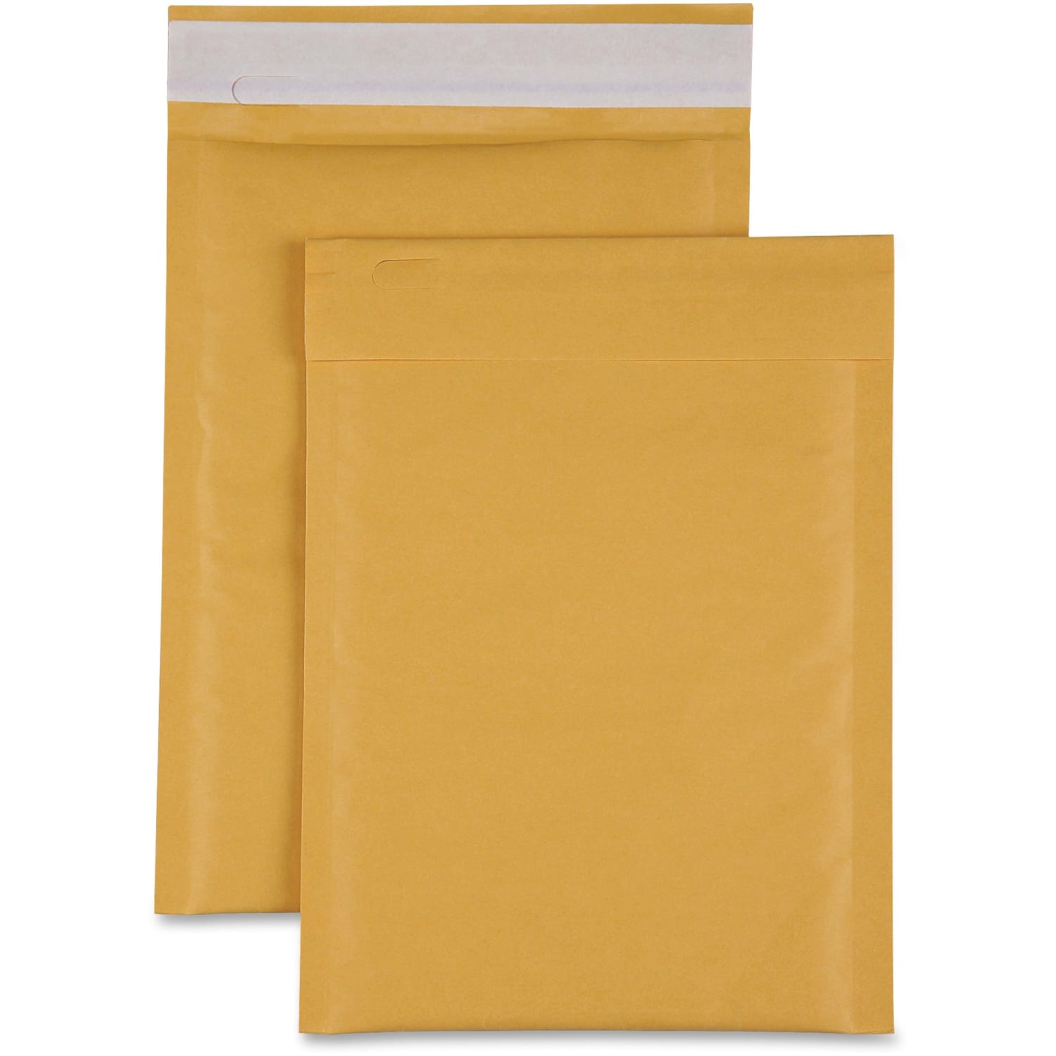 Sparco Size 1 Bubble Cushioned Mailers - Bubble - #1 - 7 1/2in Width x 12in Length - Self-sealing - Kraft - Kraft - 100 / Carton