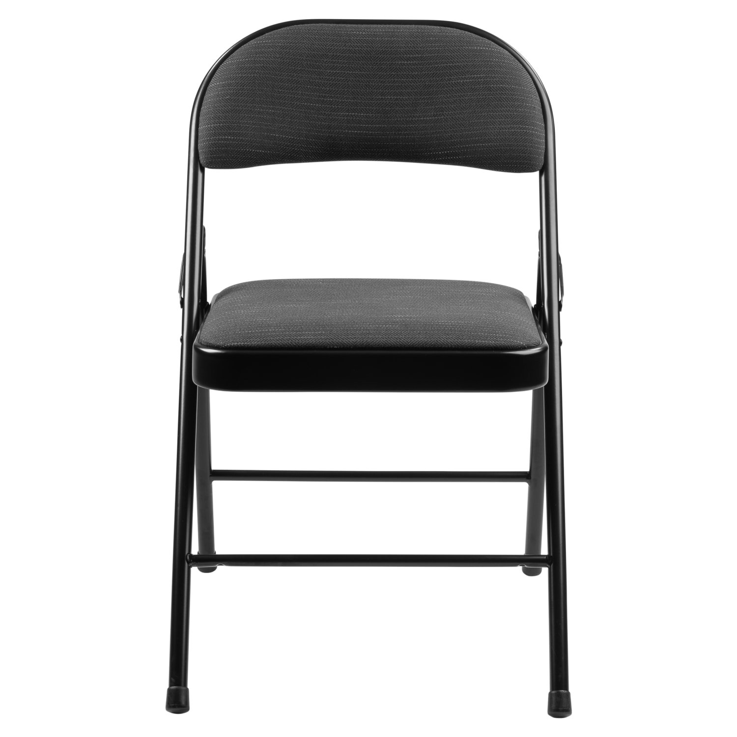 National Public Seating Commercialine 970 Series Fabric Upholstered Folding Chairs, Star Trail Black, Pack Of 4 Chairs - Image 5