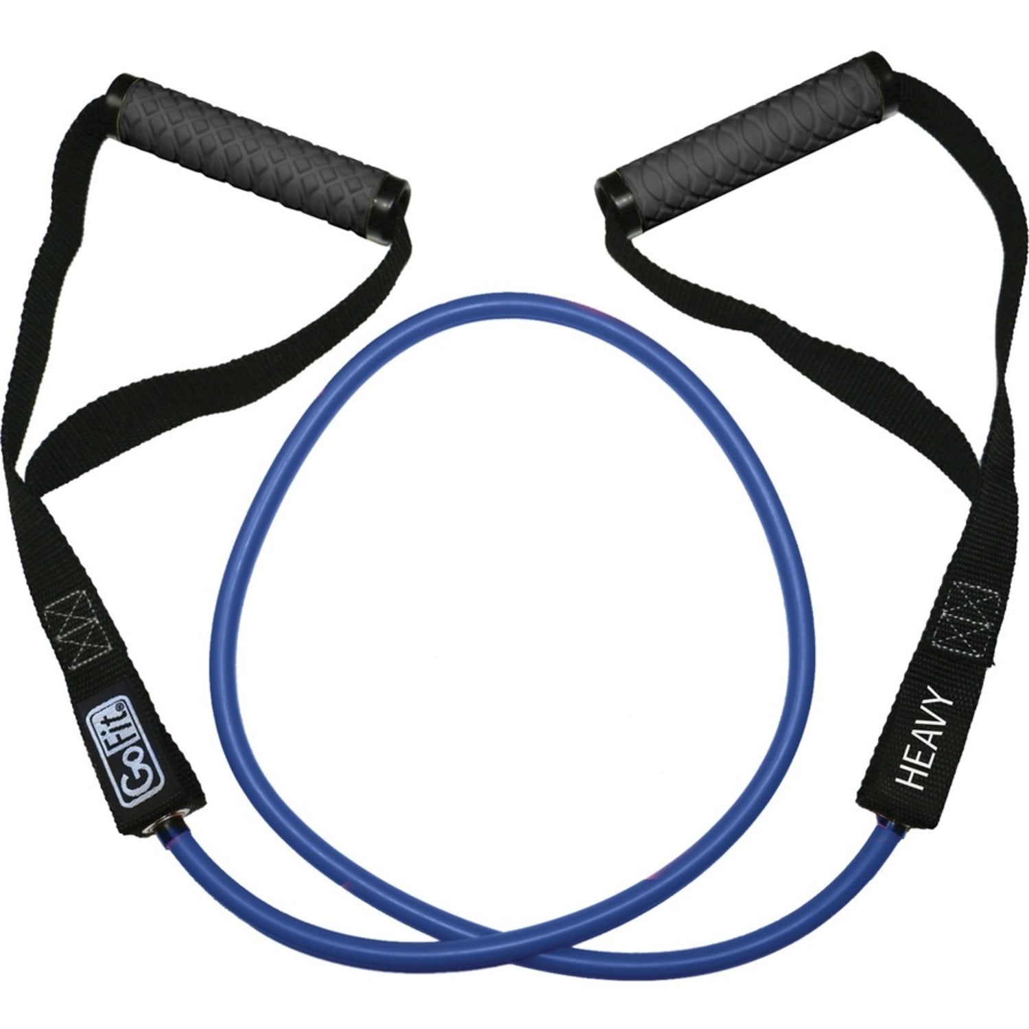 GoFit Pro-Grade Power Tubes with Handles (Blue/40 Lbs.) - Blue - Rubber - Image 4