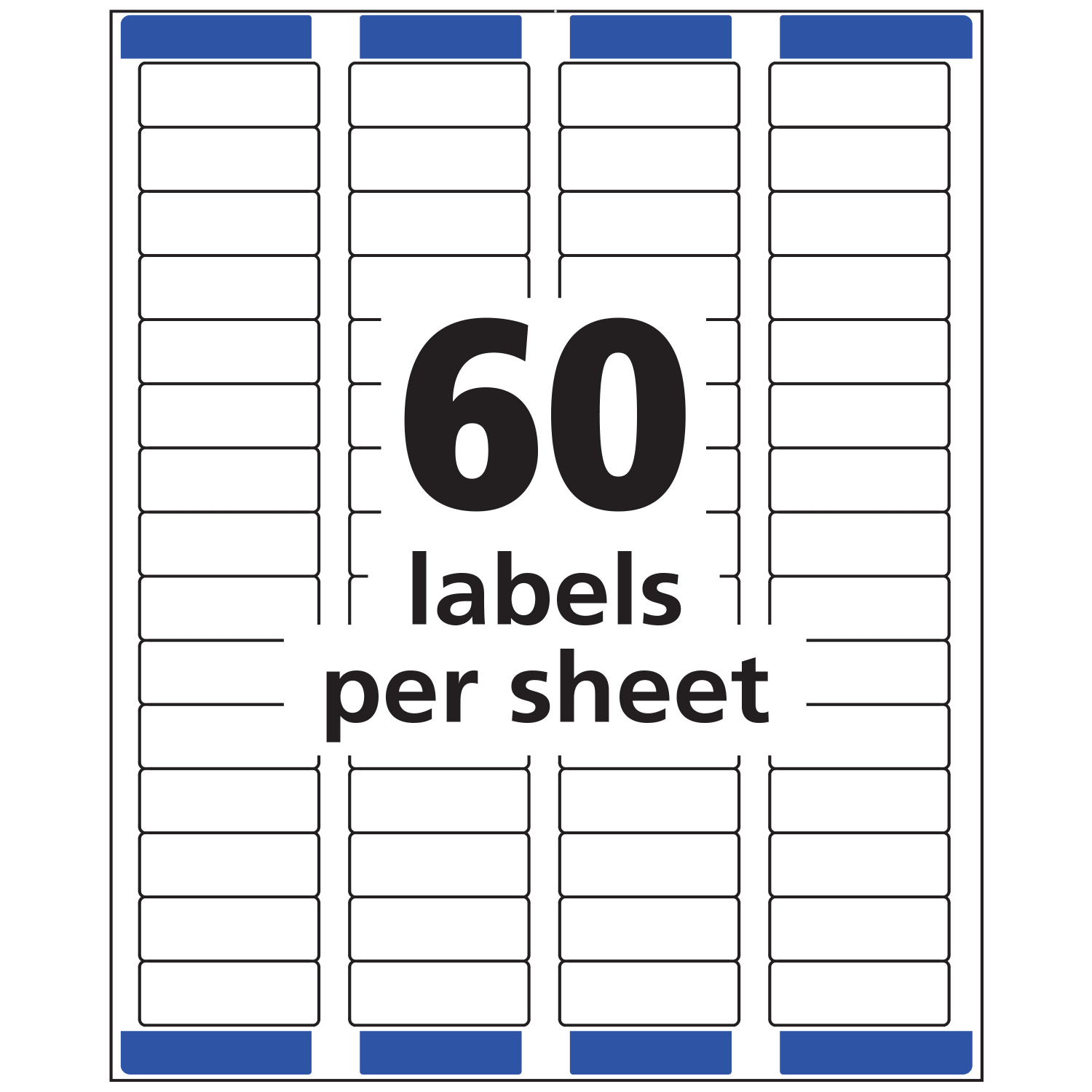 Avery Matte Return Address Labels With Sure Feed Technology, 15695, Rectangle, 2/3in x 1-3/4in, Clear, Pack Of 600 Labels - Image 6