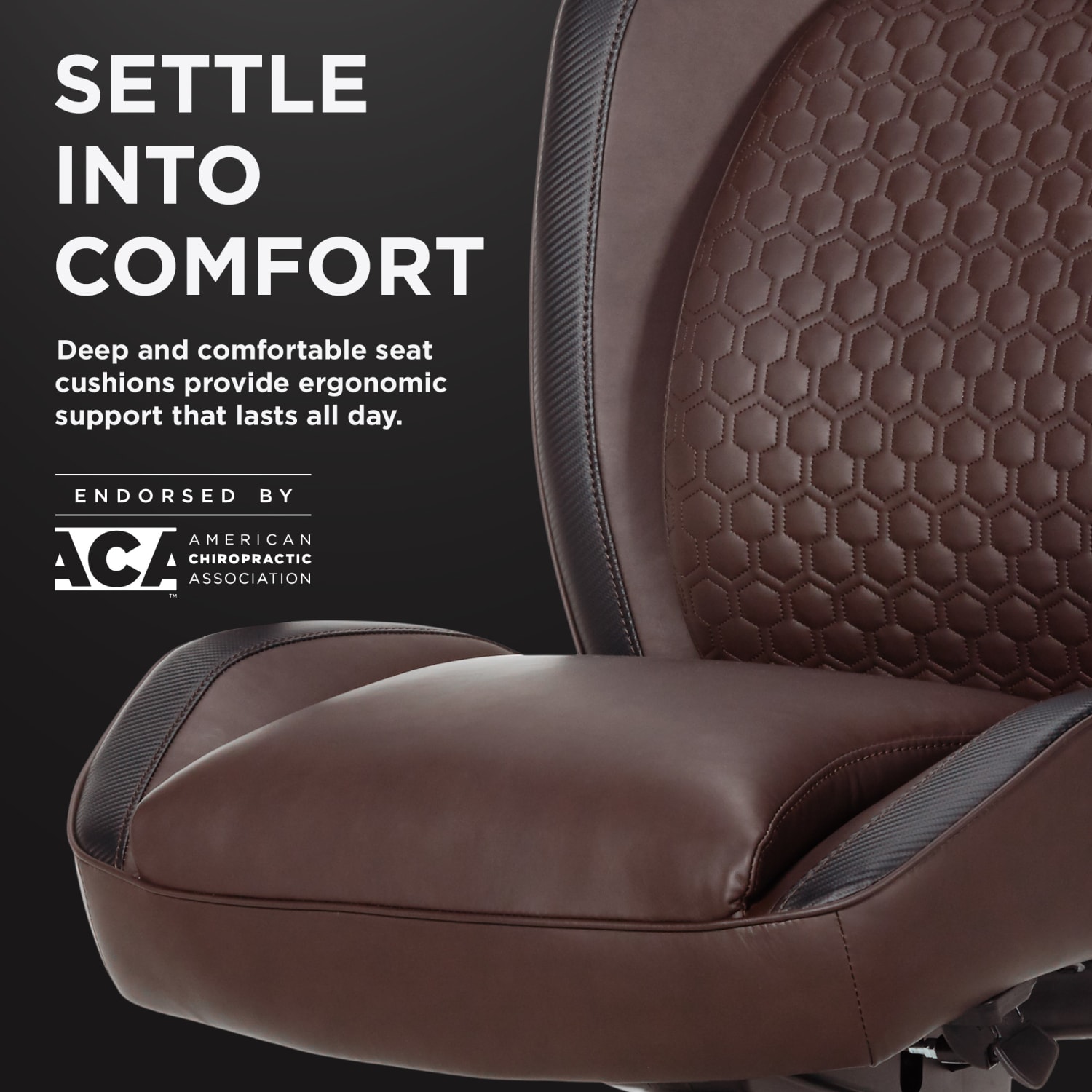 Shaquille ONeal Zephyrus Ergonomic Bonded Leather HighBack Executive Office Chair WalnutSilver BIFMA Compliant PopularChairscom Shaquille O Neal Zephyrus Ergonomic Bonded Leather High Back Executive Office Chair WalnutSilver BIFMA Compliant PopularChairscom