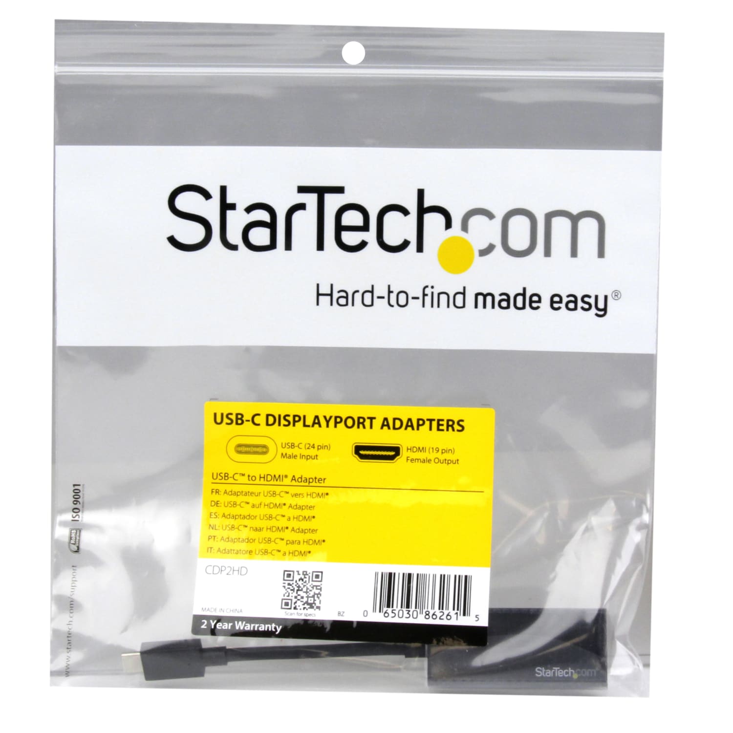 StarTech.com USB C To HDMI Adapter, Black, CDP2HD - Image 5