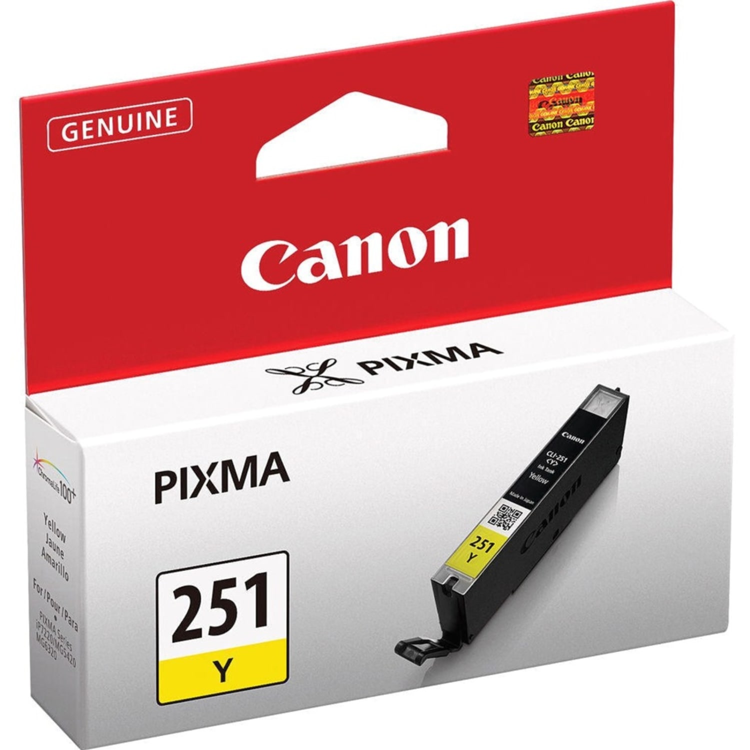 Canon CLI-251 Yellow Ink Tank, 6516B001 - Image 3