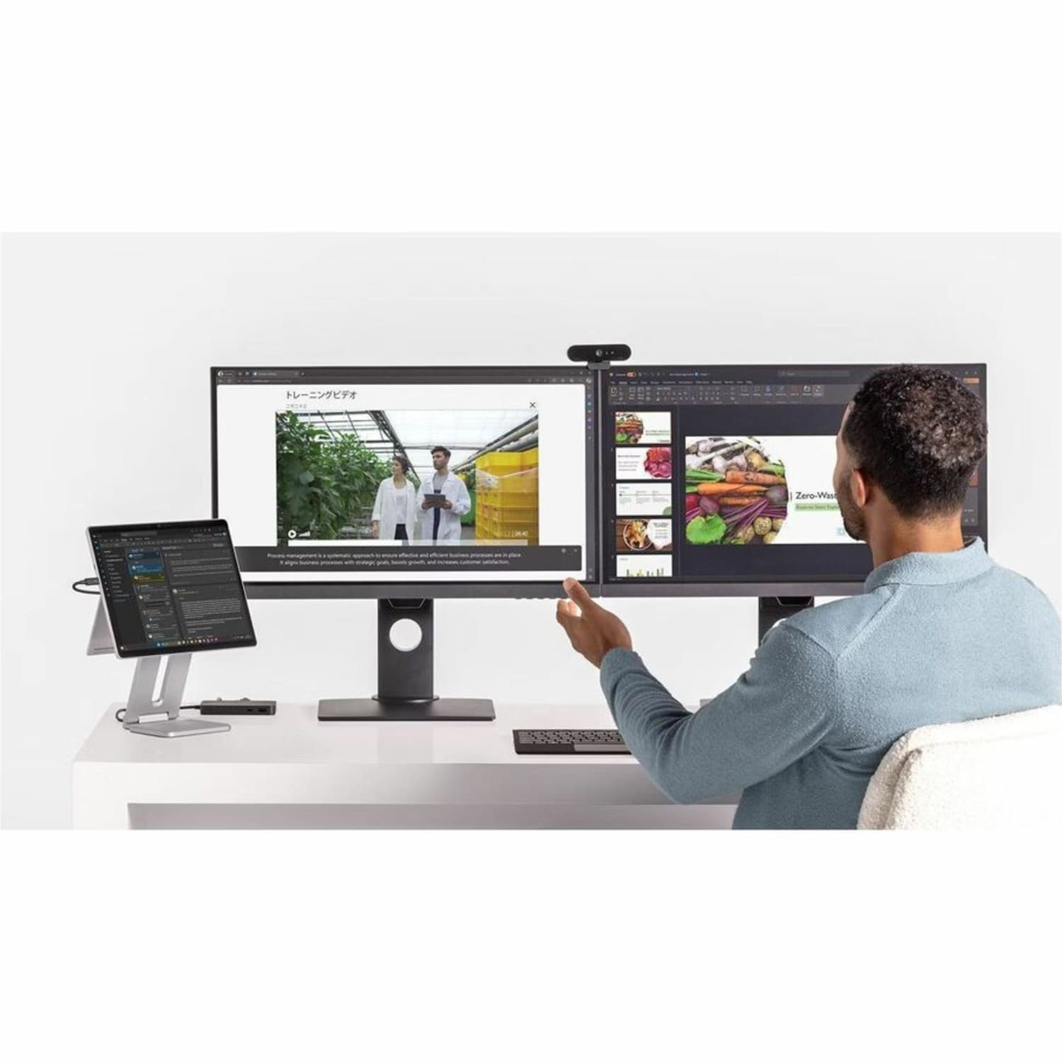 Microsoft Surface USB4 Dock For Business Notebook, Monitor - Image 5