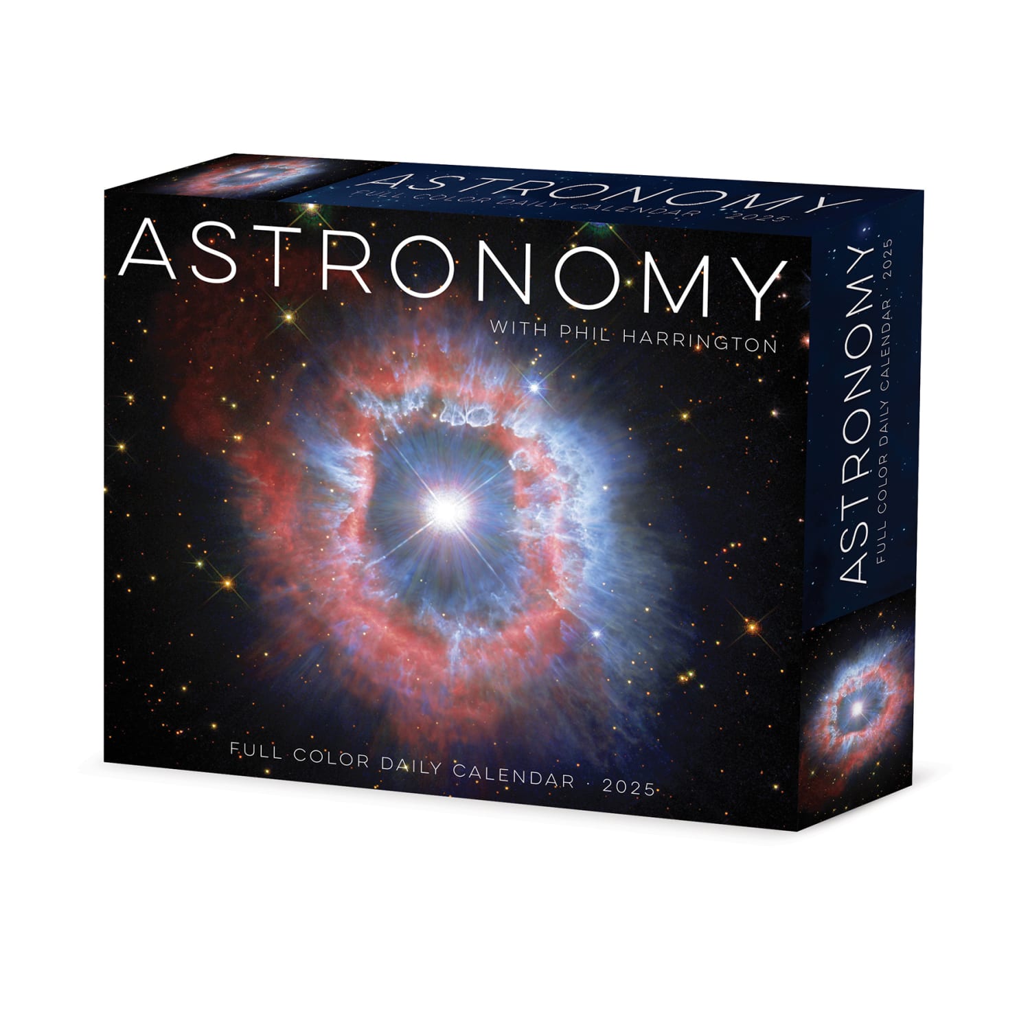 2025 Willow Creek Press Daily Desk Box Calendar, Scenic, 5-1/2in x 6-1/4in, Astronomy, January To December, 40591