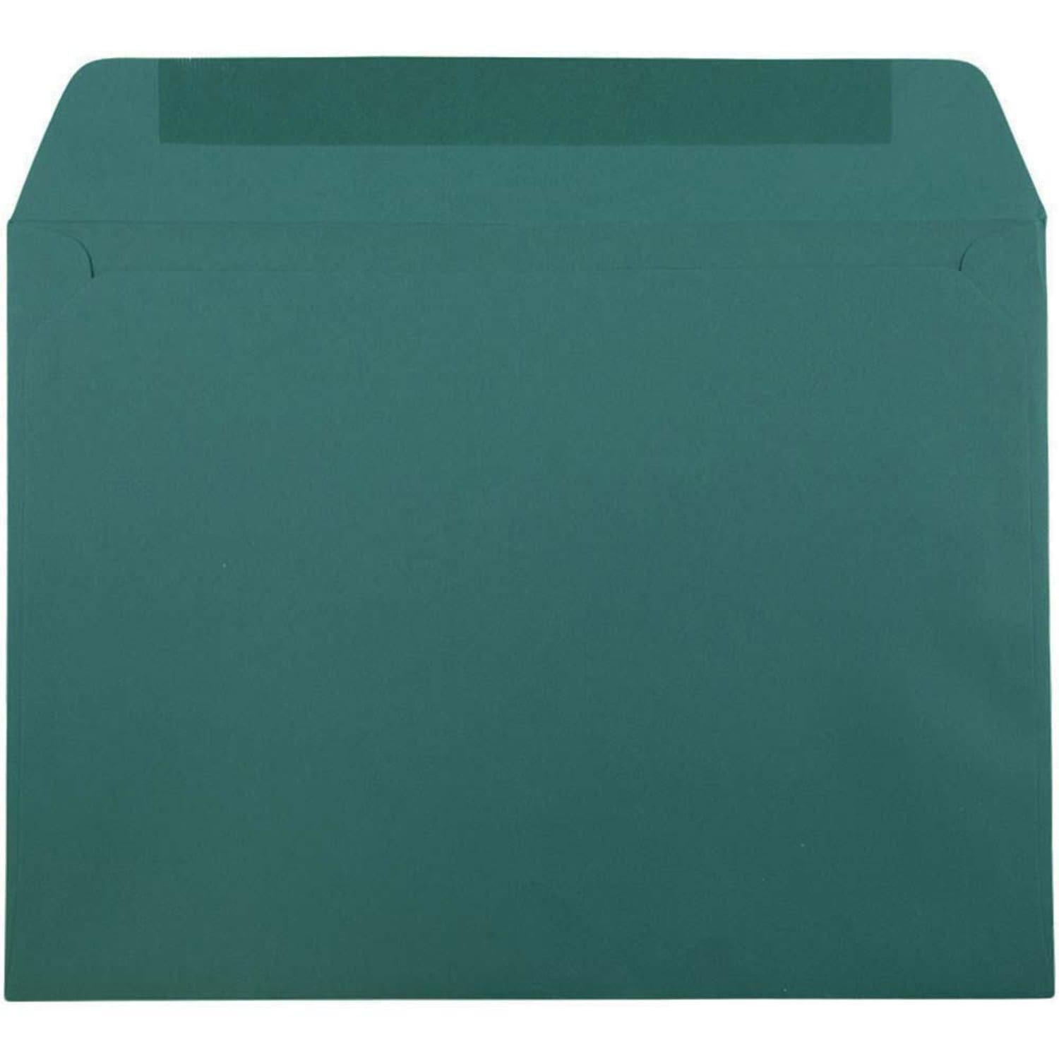 JAM Paper Booklet Envelopes, 9in x 12in, Gummed Seal, Teal, Pack Of 25 Envelopes - Image 3