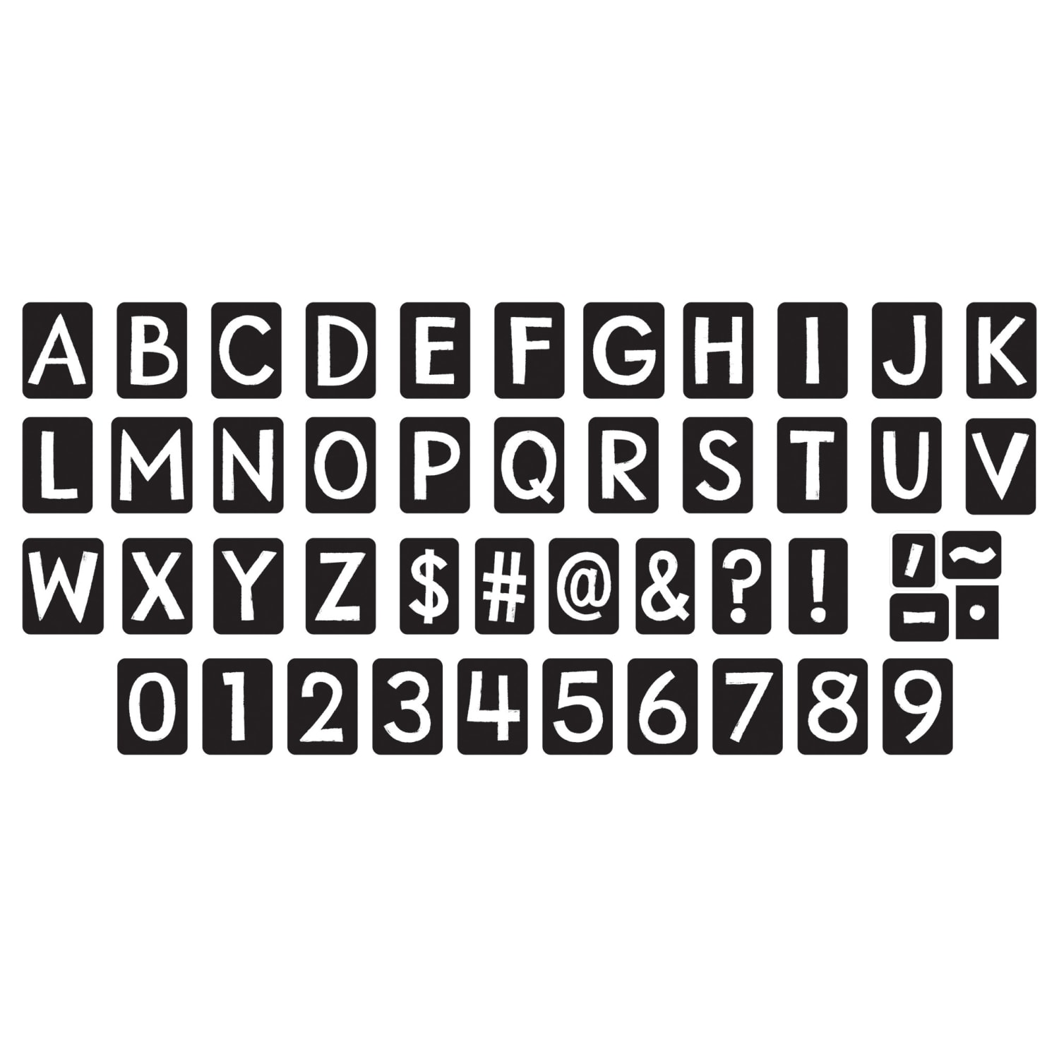 Trend 4in Uppercase Ready Letters, Black Tiles, 150 Letters Per Pack, Set Of 2 Packs - Image 6