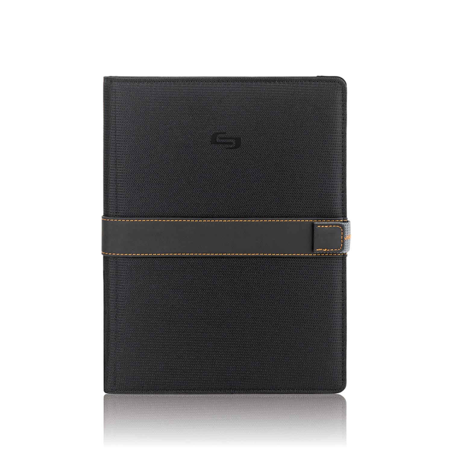 Solo New York Urban Universal Fit Tablet/eReader Booklet Case, Black/Orange - Image 3