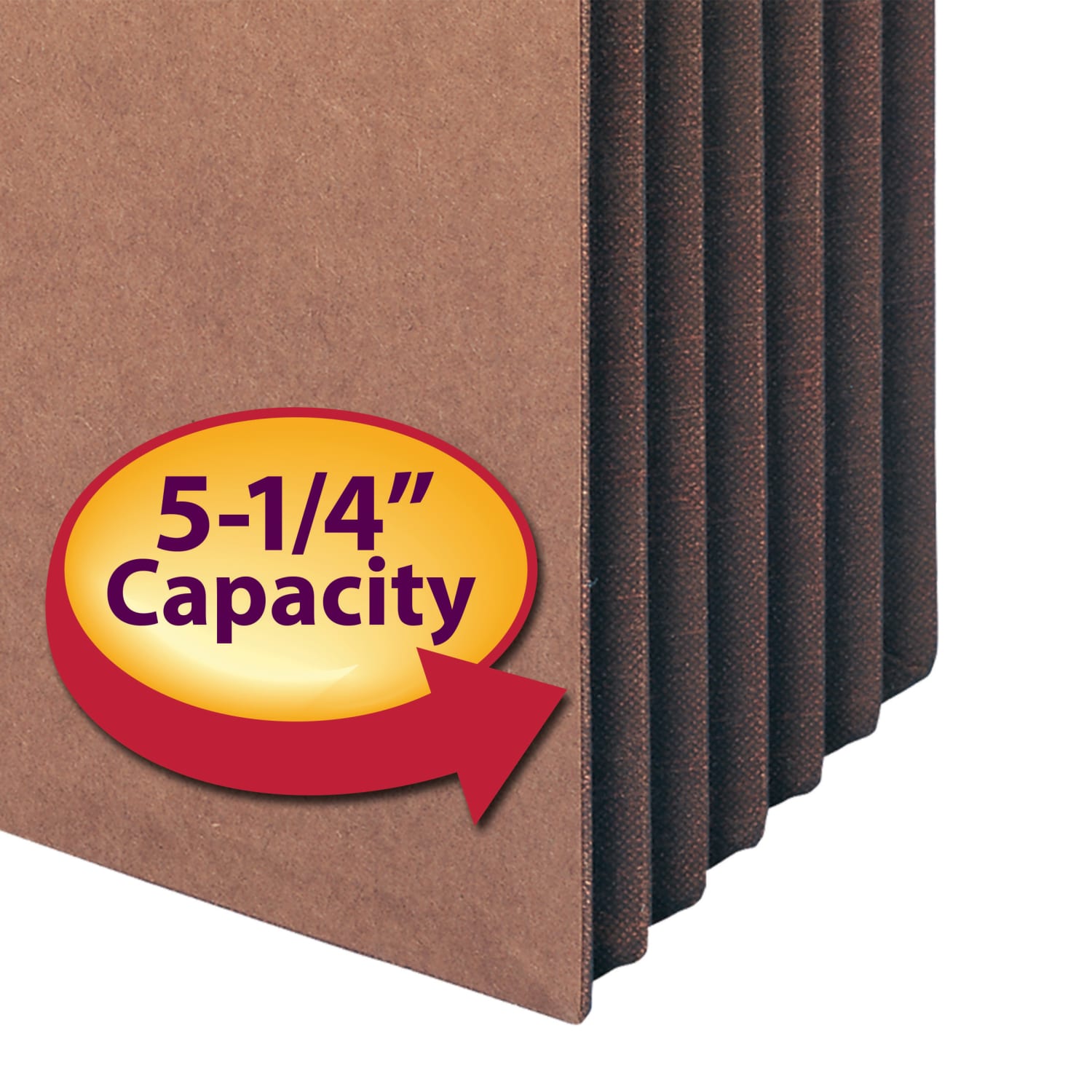 Smead TUFF Pocket File Pockets, 5 1/4in Expansion, 9 1/2in x 11 3/4in, 30% Recycled, Dark Brown, Pack Of 10 - Image 5