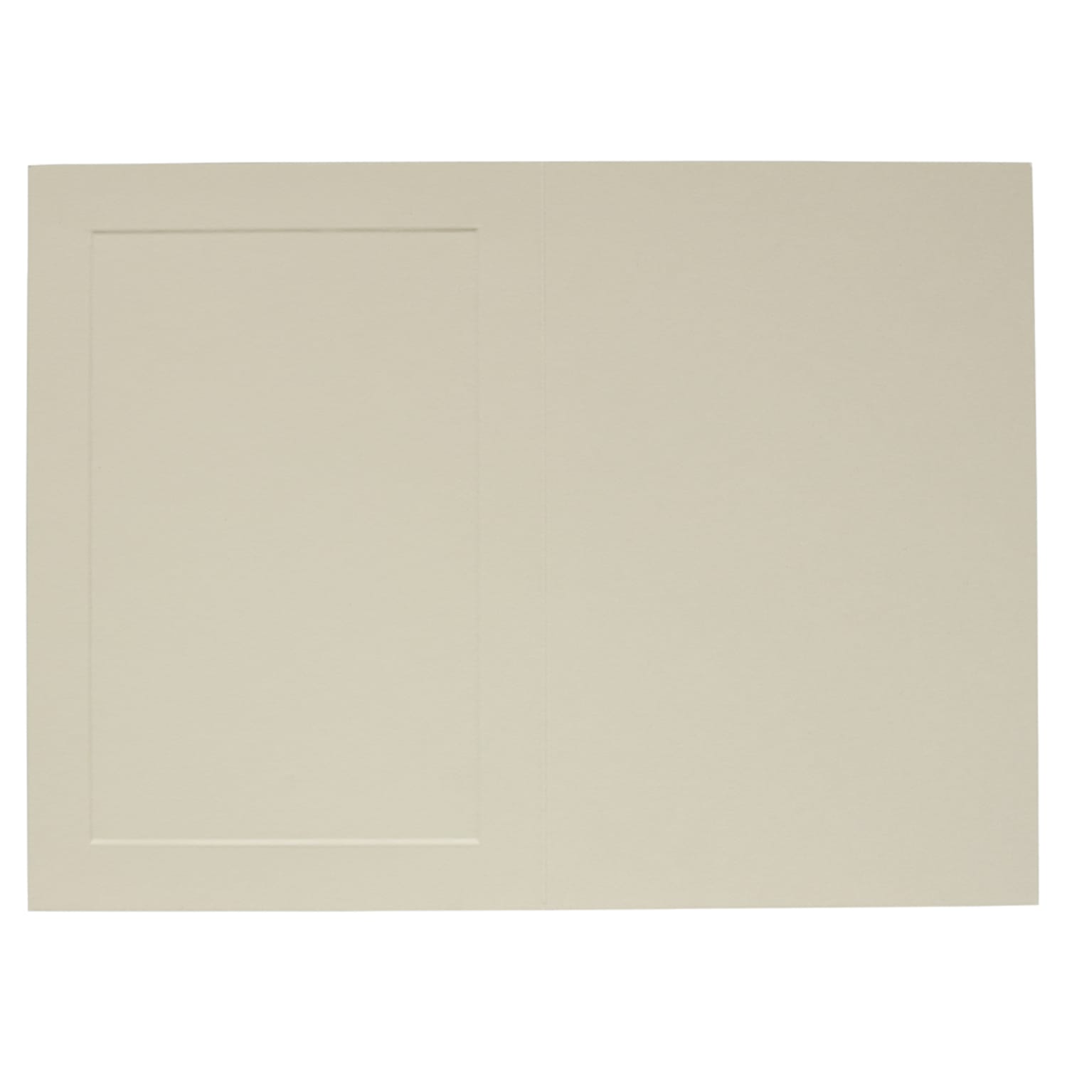 JAM Paper Fold-Over Cards, Panel Border, 5in x 6 5/8in, Ivory, Pack Of 25 - Image 6