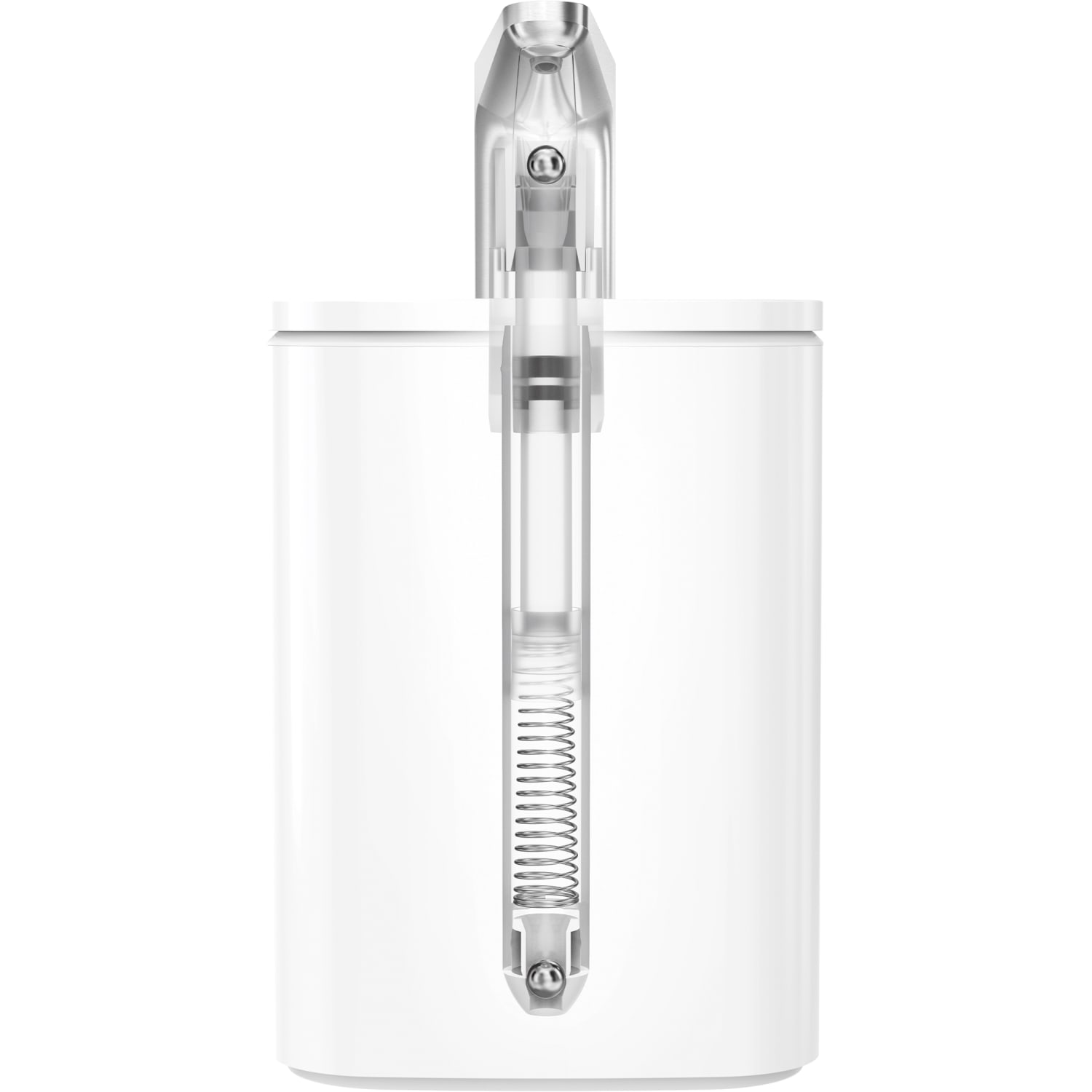simplehuman Liquid Soap And Hand Sanitizer Pulse Pump, 16 Oz, White - Image 4