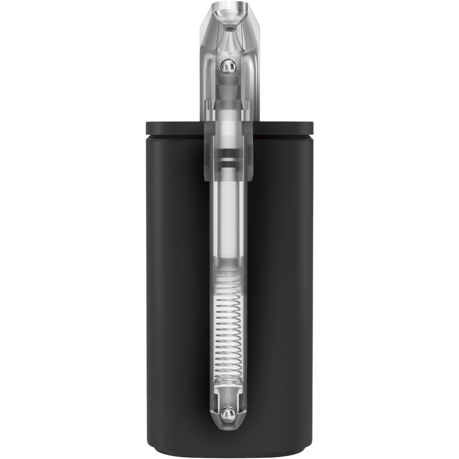 simplehuman Liquid Soap And Hand Sanitizer Pulse Pump, 10 Oz, Matte Black - Image 5