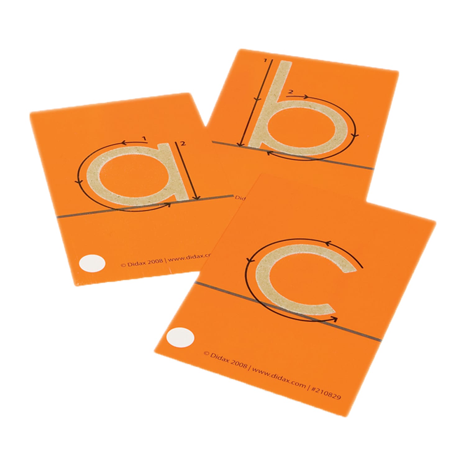Didax Tactile Sandpaper Flashcards, Lowercase Letters, Grades K-1, Pack Of 26 Cards - Image 3