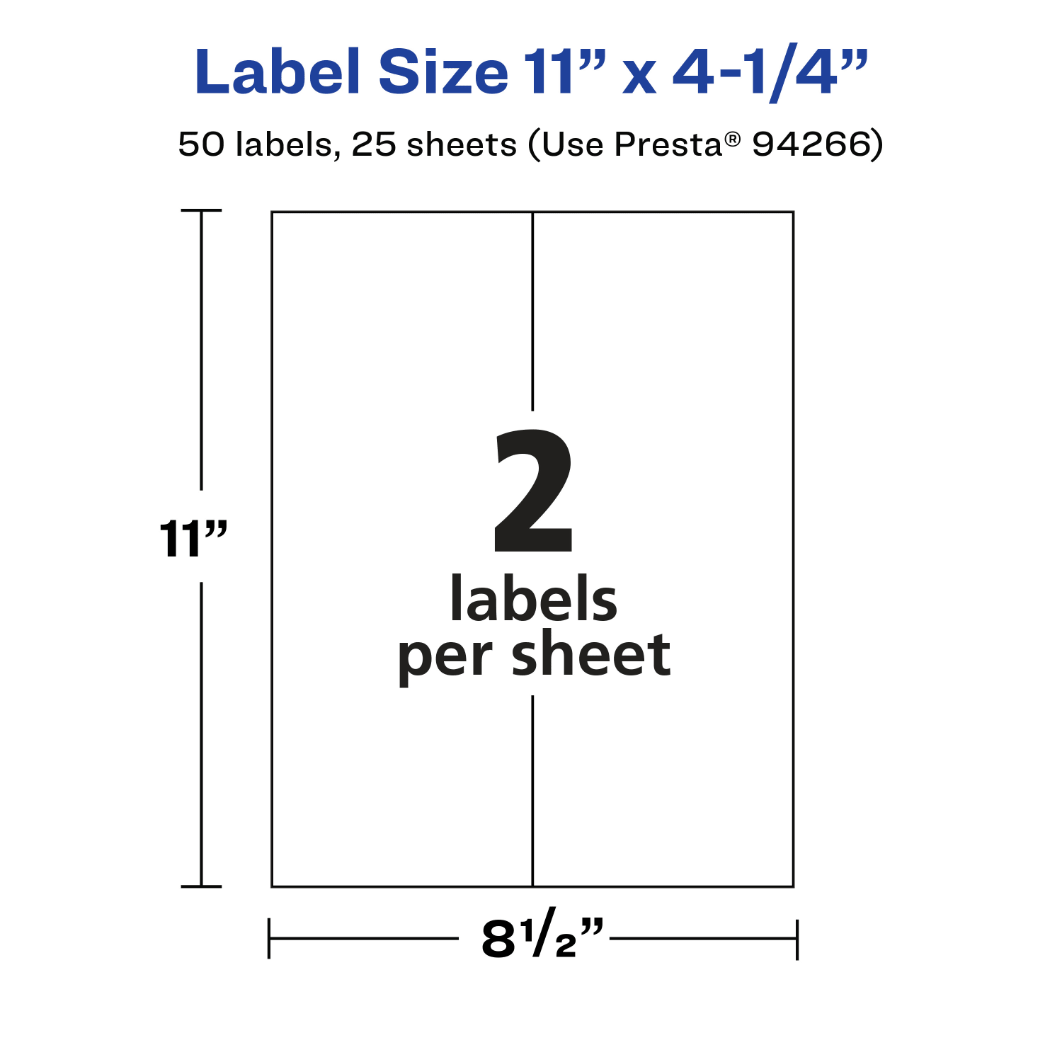 Avery Permanent Labels, 94266-CMF25, Rectangle, 11in x 4-1/4in, Matte Clear, Pack Of 50 - Image 6