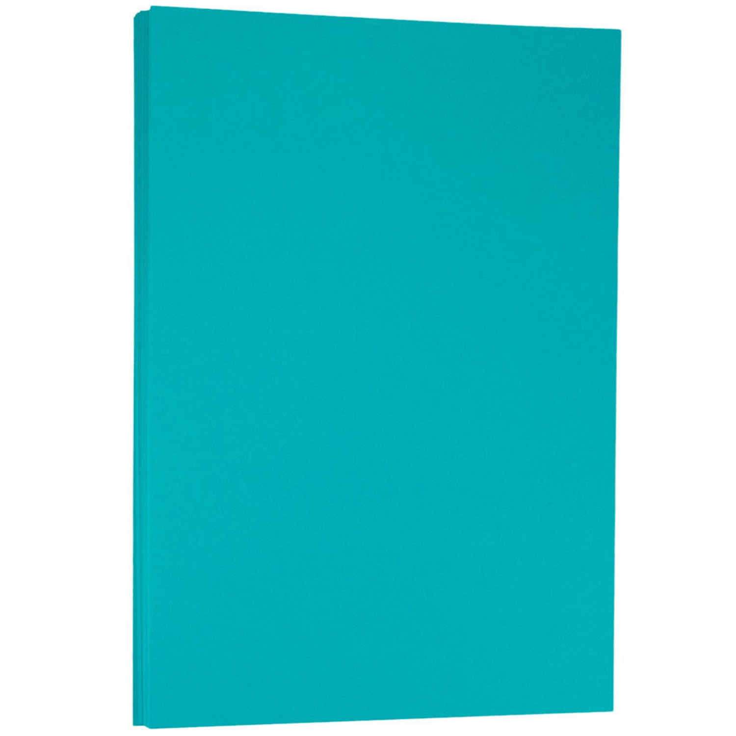 JAM Paper Stationery Set, 8 1/2in x 11in, 30% Recycled, Sea Blue, Set Of 100 Envelopes And 100 Sheets - Image 4