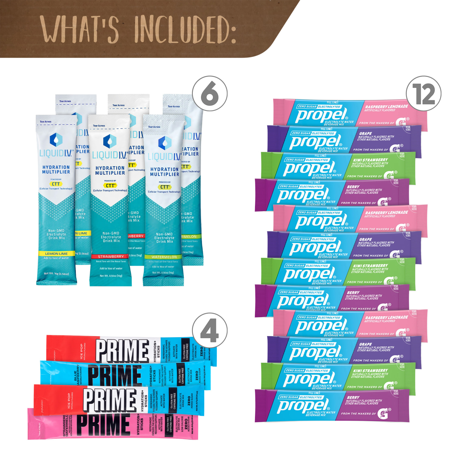 Snack Box Pros Drink Mixes Snack Box, Box Of 50 Drinks - Image 3