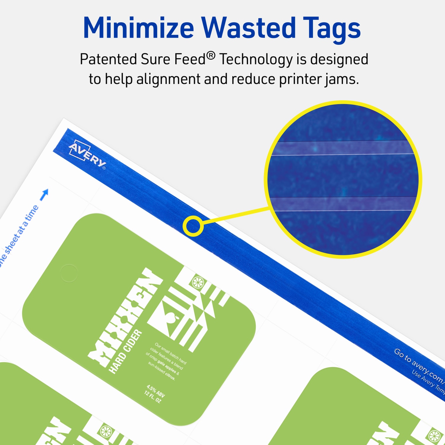 Avery Printable Tags With Sure Feed Technology, Print-To-The-Edge, 2inx3in, Matte White, Pack Of 200 - Image 5