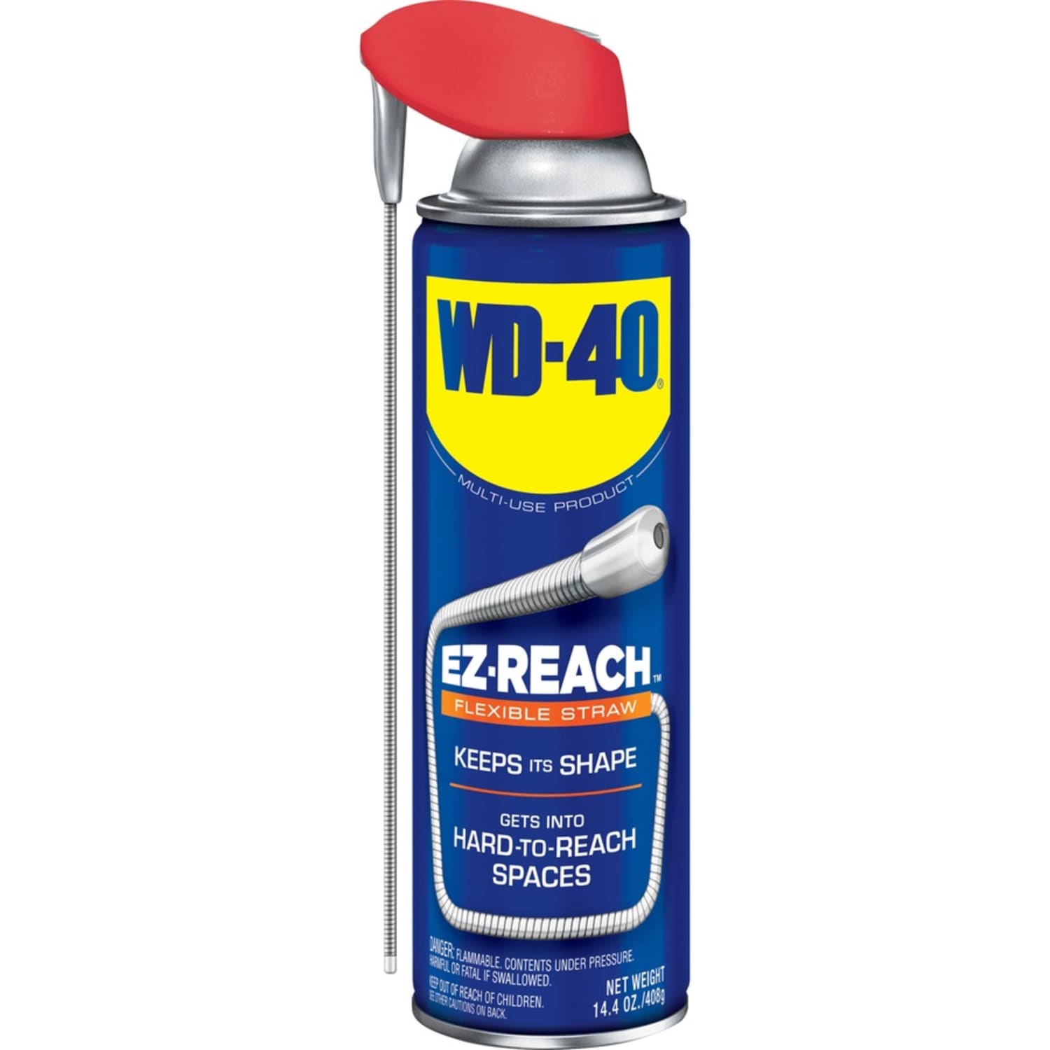 WD-40 EZ Reach Flexible Straw Lubricant - 14.40 fl oz - Corrosion Resistant - 6 / Carton - Image 3