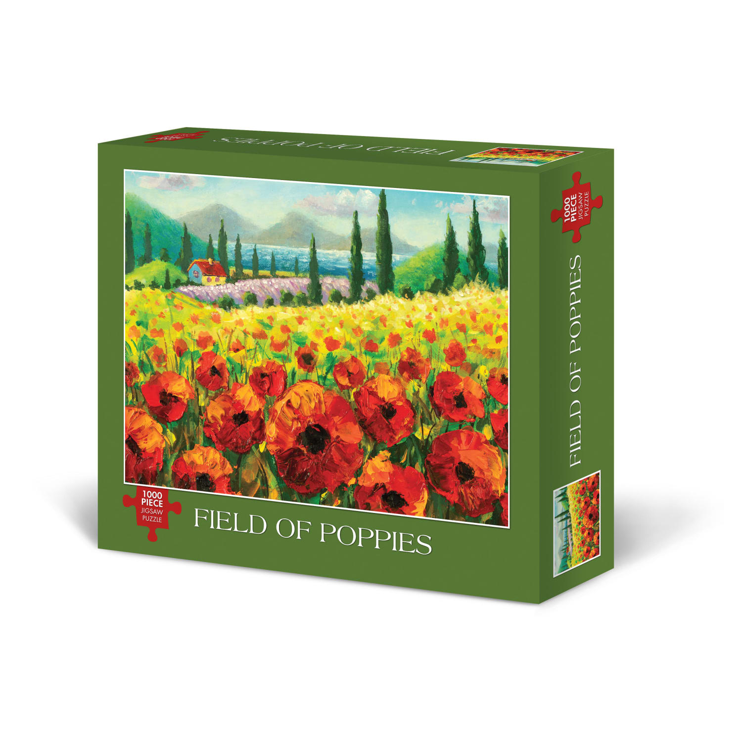 Willow Creek Press 1,000-Piece Puzzle, 26-5/8in x 19-1/4in, Field Of Poppies - Image 3