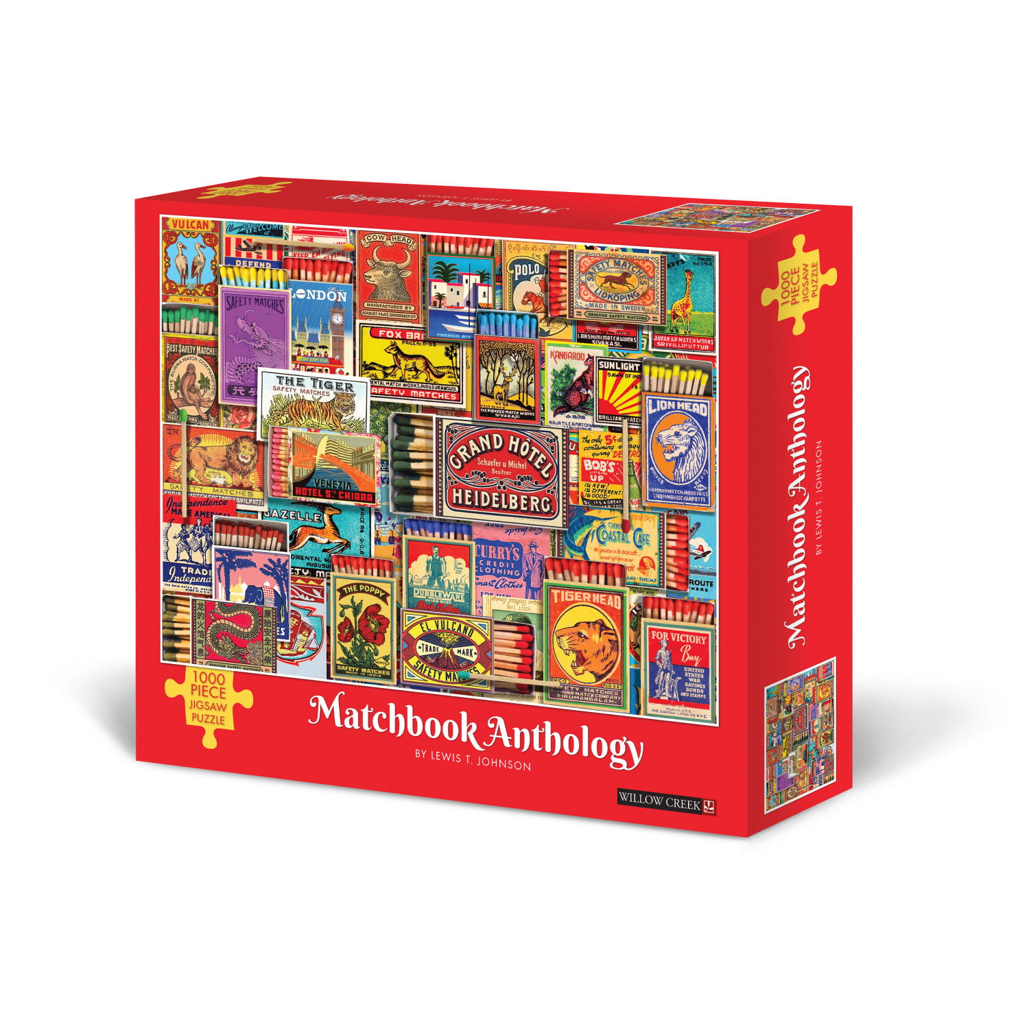 Willow Creek Press 1,000-Piece Puzzle, 26-5/8in x 19-1/4in, Matchbook Anthology - Image 3