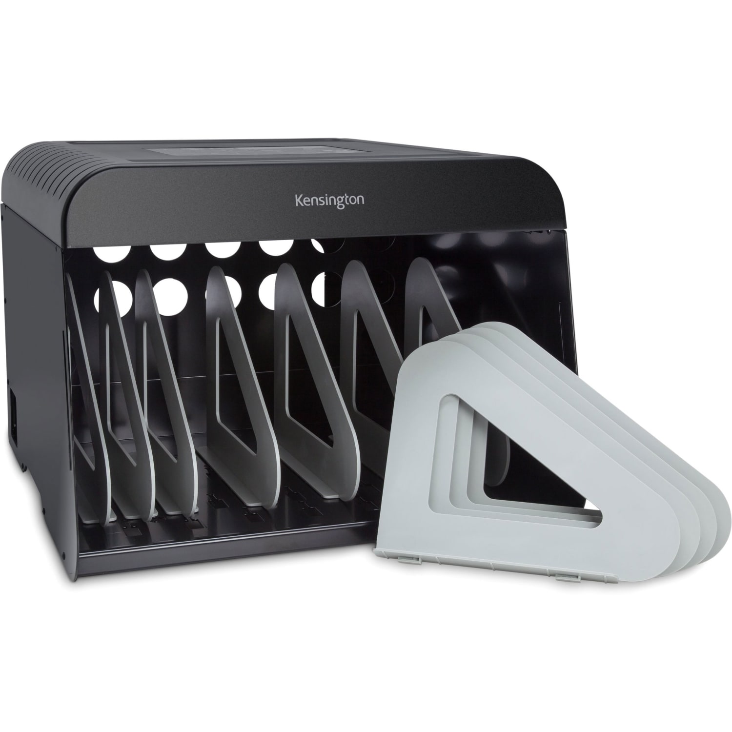 Kensington Universal AC Charge Station - Metal - Fits 14ft" Devices - Charging Cabinet