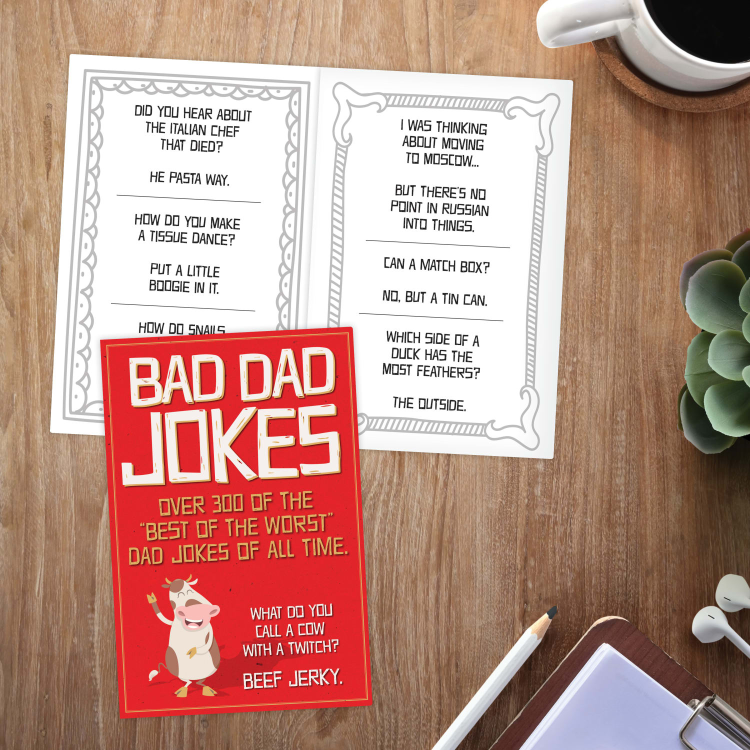 Willow Creek Press Softcover Gift Book, Bad Dad Jokes - Image 5