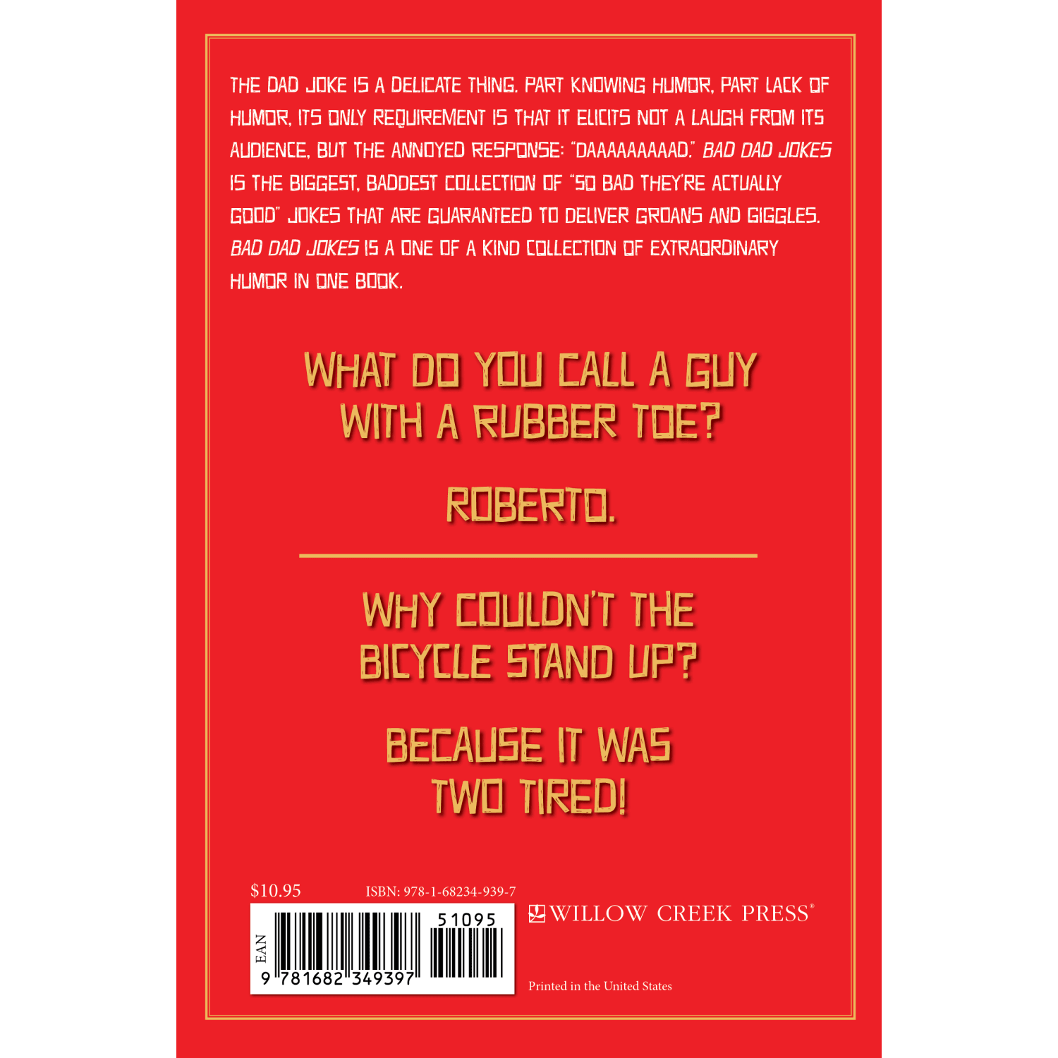 Willow Creek Press Softcover Gift Book, Bad Dad Jokes - Image 6